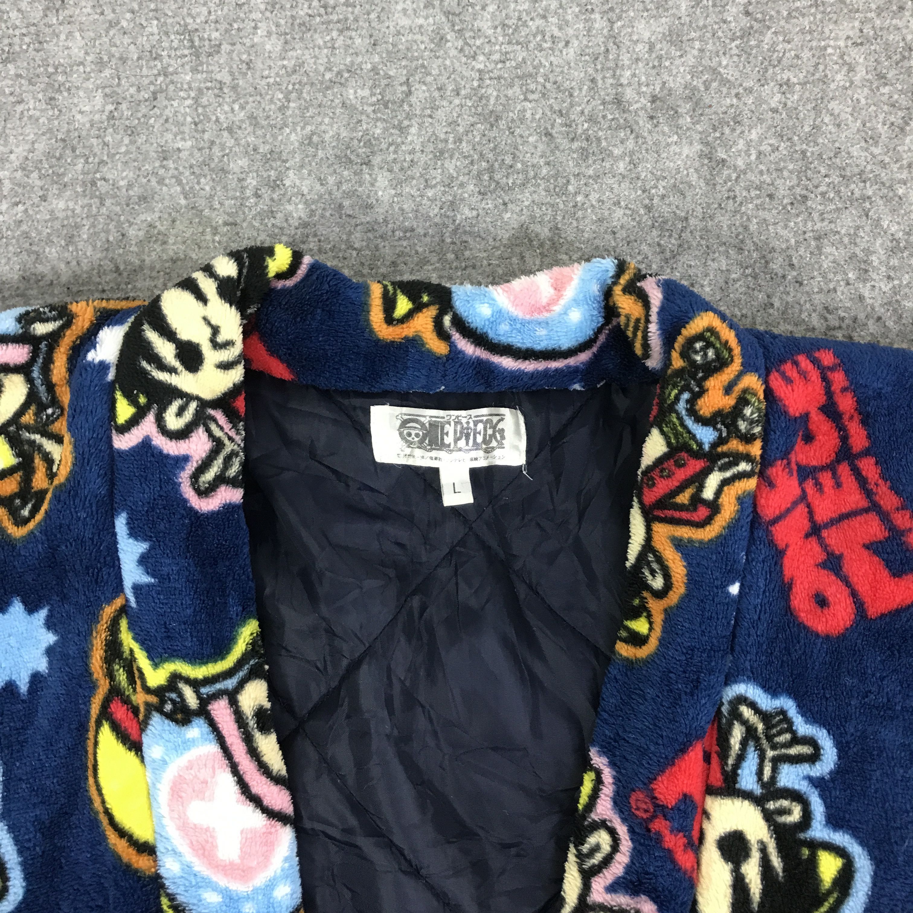 One Piece VTG ONE PIECE KIMONO CARTOON JACKET K94B2 Size US L / EU 52-54 / 3 - 8 Thumbnail