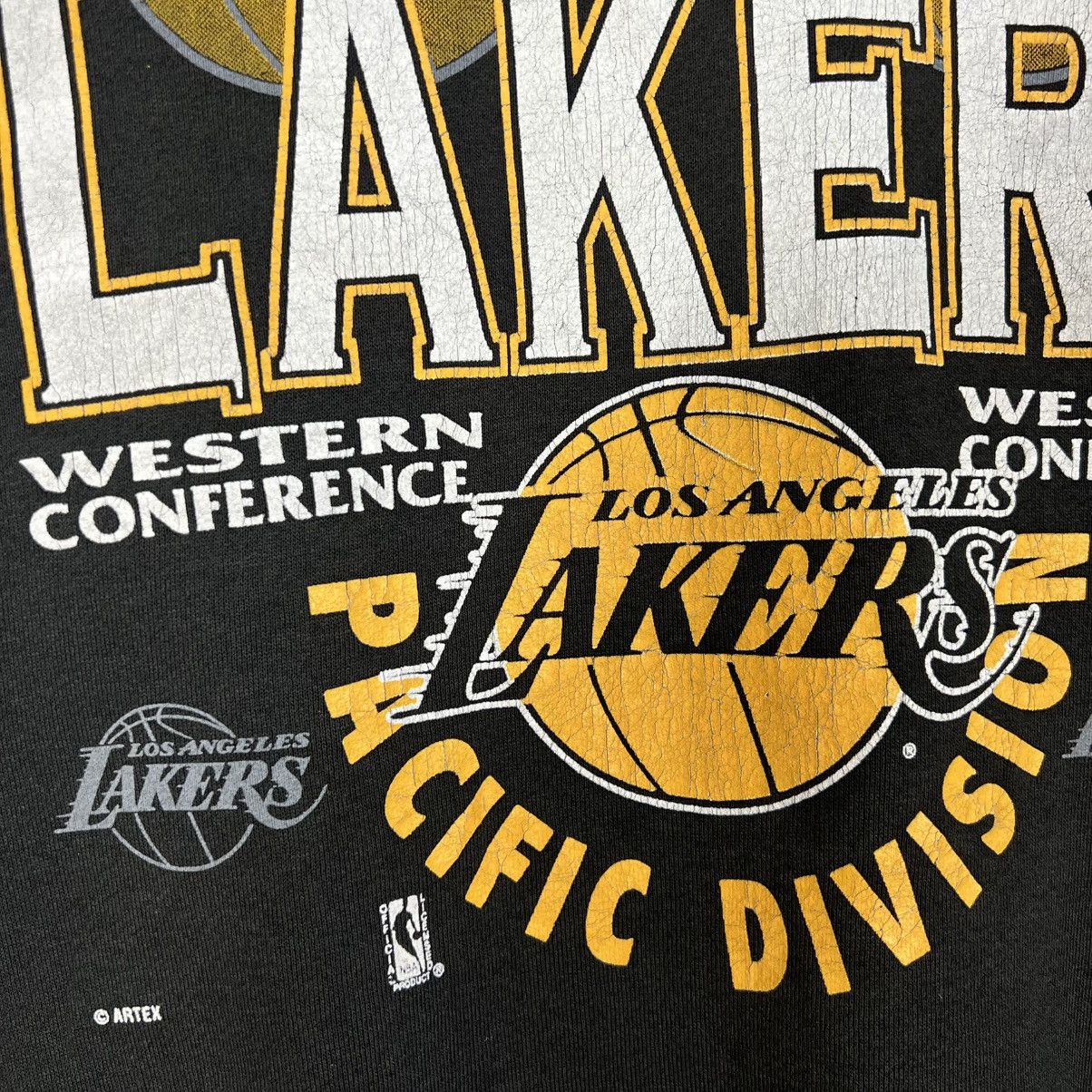 NBA 90 Vintage LA Lakers x Lee NBA Sweatshirt Size US L / EU 52-54 / 3 - 5 Thumbnail