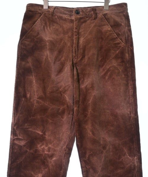 Comme des Garcons SHIRT Casual Pants Plain Slacks Cotton Brown Size US 35 - 4 Thumbnail