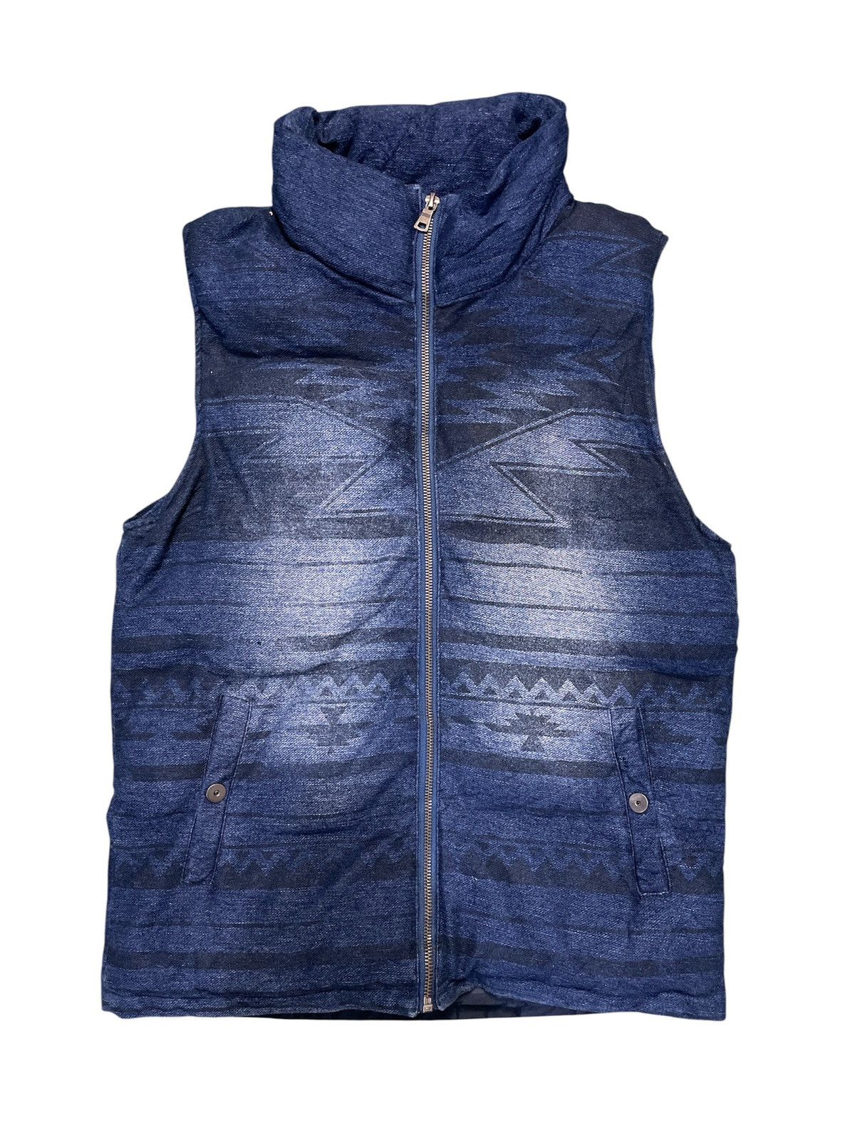 In The Attic In The Attic Puffer Blue Vest Size US M / EU 48-50 / 2 - 1 Thumbnail