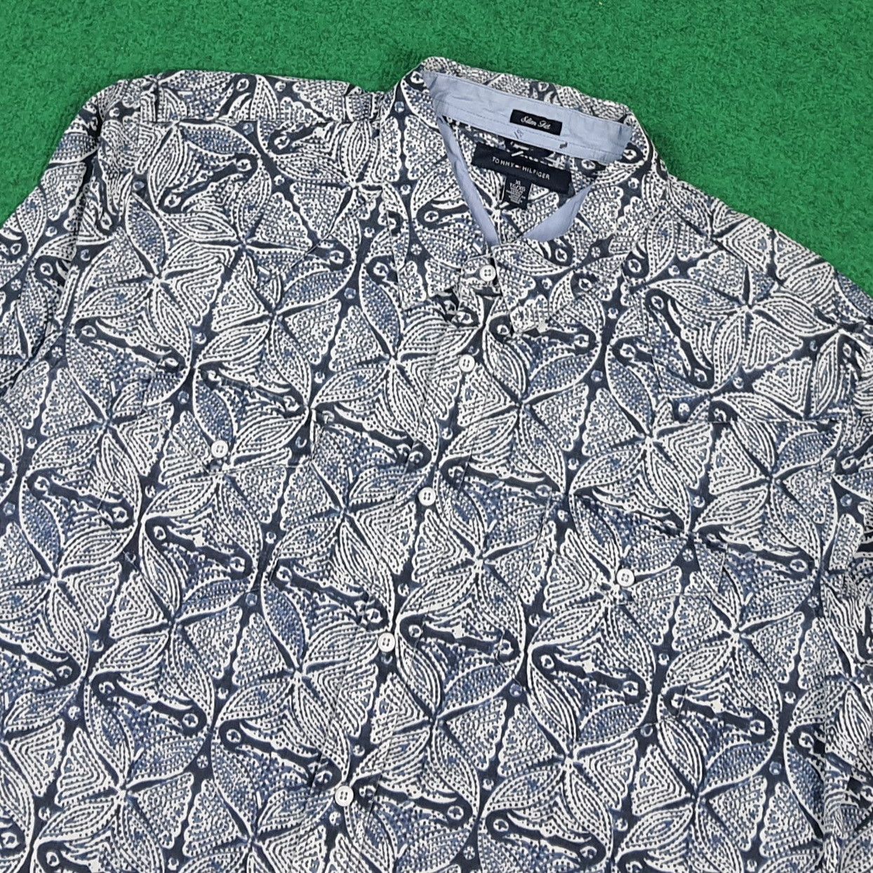 Tommy Hilfiger Vintage Tommy Hilfiger Button Up Shirt C299N27 Size US XL / EU 56 / 4 - 2 Thumbnail