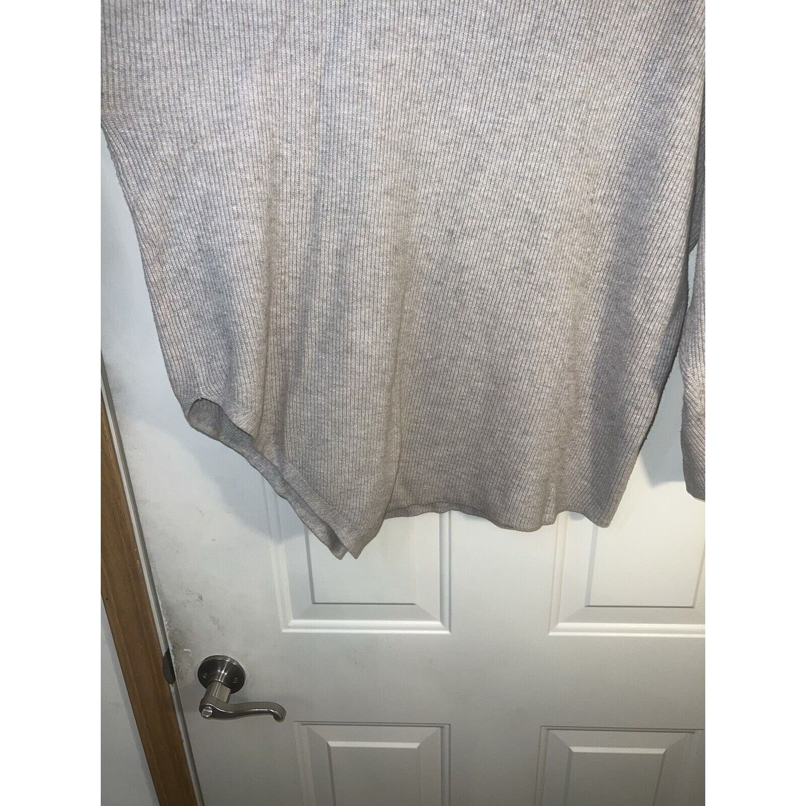 Other Ophelia Roe Women’s Ribbed Oversized Sweater Size XL Gray Size XL / US 12-14 / IT 48-50 - 2 Thumbnail