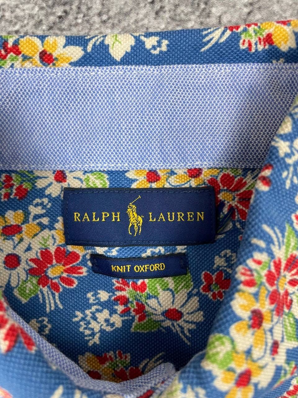 Ralph Lauren Ralph Lauren Men Cotton Floral Print Shirt Blue Multicolor Size US M / EU 48-50 / 2 - 4 Thumbnail