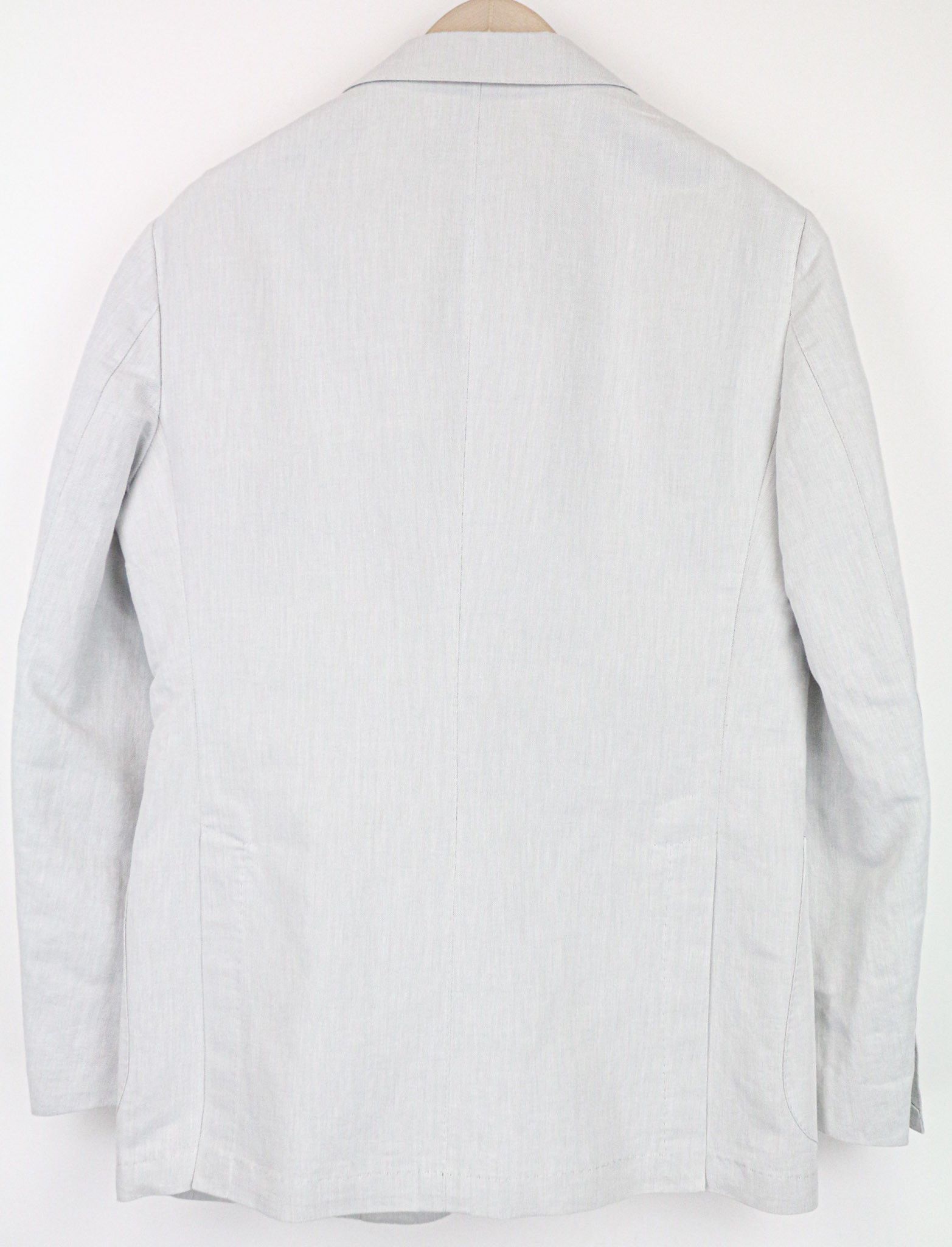 Suitsupply HAVANA PATCH UK38R Grey Linen Cotton Suit 75298 Size 38R - 5 Thumbnail