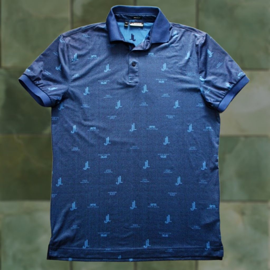 Lindbergh J. LINDBERG REGULAR FIT OCEAN BLUE-NAVY MENS GOLF POLO SHIRT GMJT03920 SMALL MENS Size US S / EU 44-46 / 1 - 1 Thumbnail