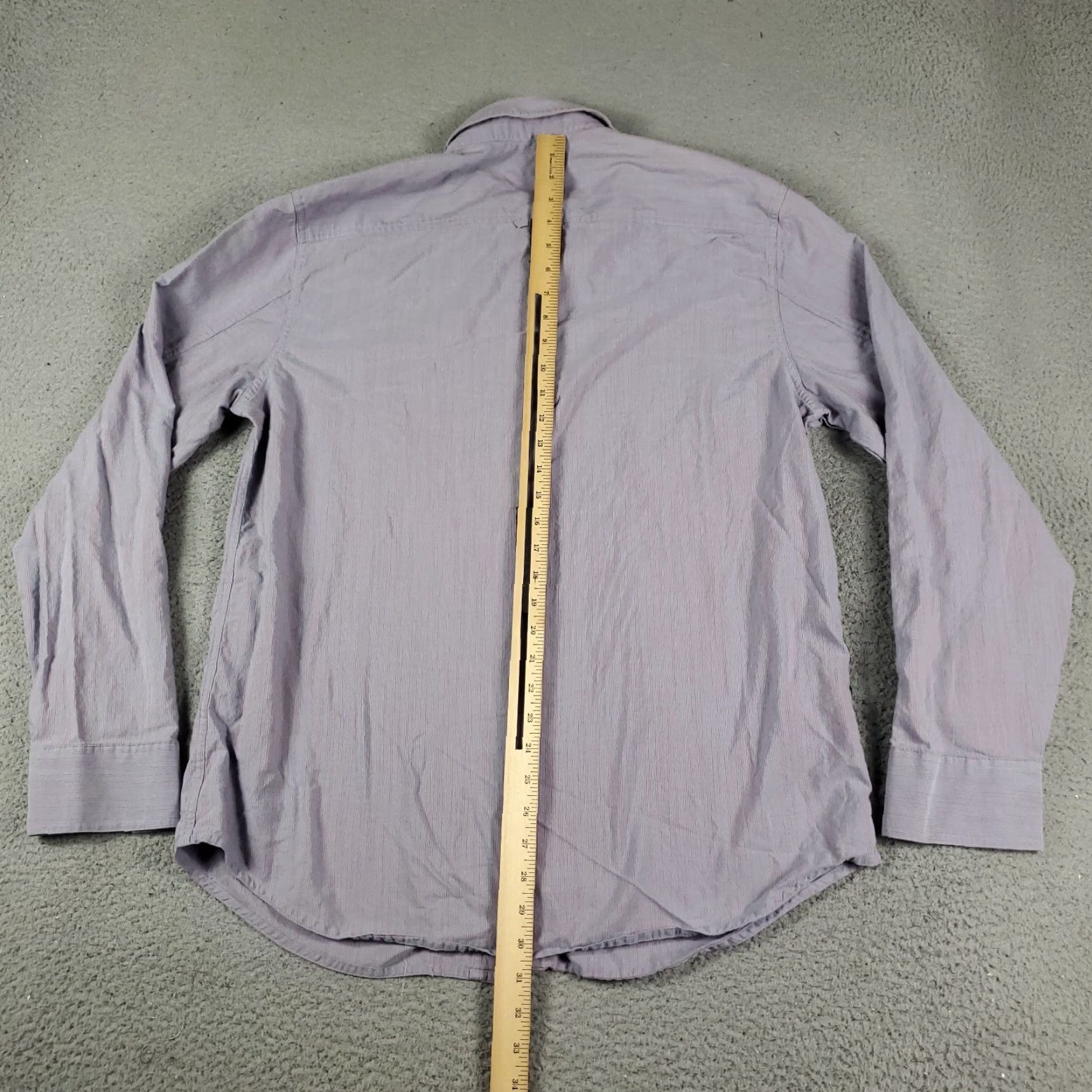 Original Penguin Original Penguin Red Gray Striped Button-Up Shirt Mens XL Casual Long Sleeve Size US XL / EU 56 / 4 - 4 Thumbnail