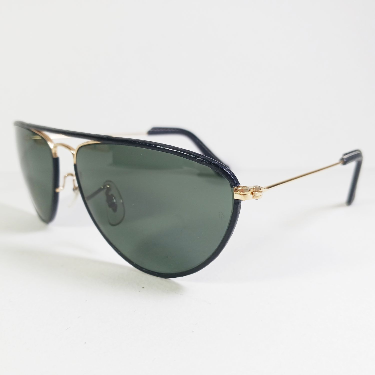 Bausch & Lomb × RayBan Ray Ban Bausch & Lomb W1565 Leathers B&L Sunglasses USA RARE Size ONE SIZE - 4 Thumbnail