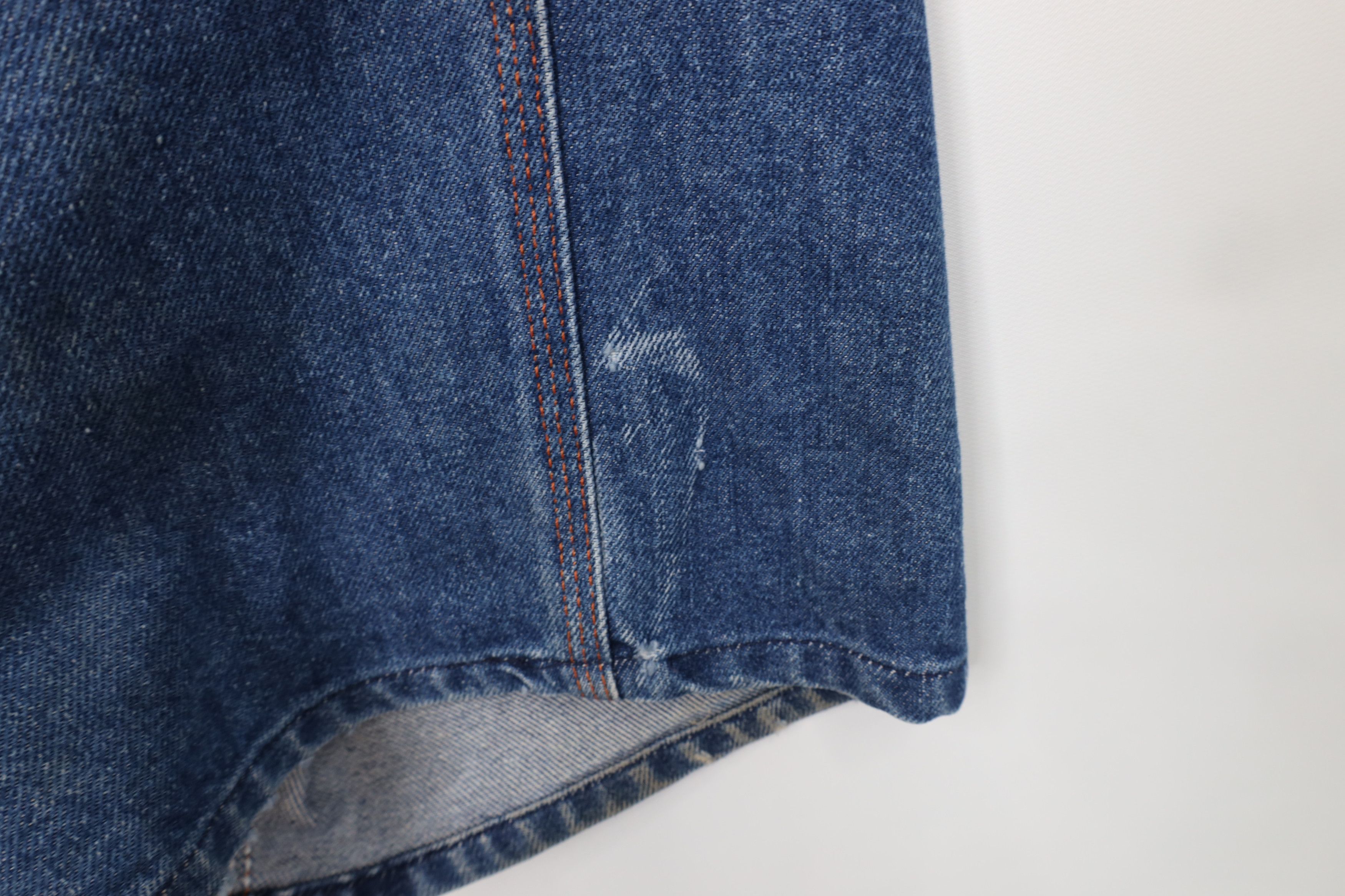 Big Mac Vintage 90s Big Mac Wide Leg Dungaree Denim Jeans Workwear Size US 40 / EU 56 - 7 Thumbnail