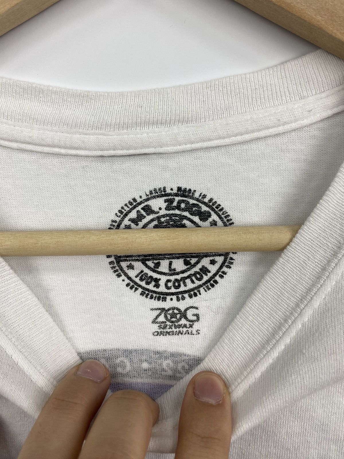 Vintage 🇺🇸 Vintage 90S Mr Zogs SEX WAX Surfboards Skate T shirt Size US L / EU 52-54 / 3 - 7 Thumbnail