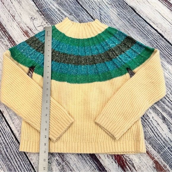 Other Greylin Striped Multicolor Mock Neck Sweater Size XS / US 0-2 / IT 36-38 - 8 Thumbnail
