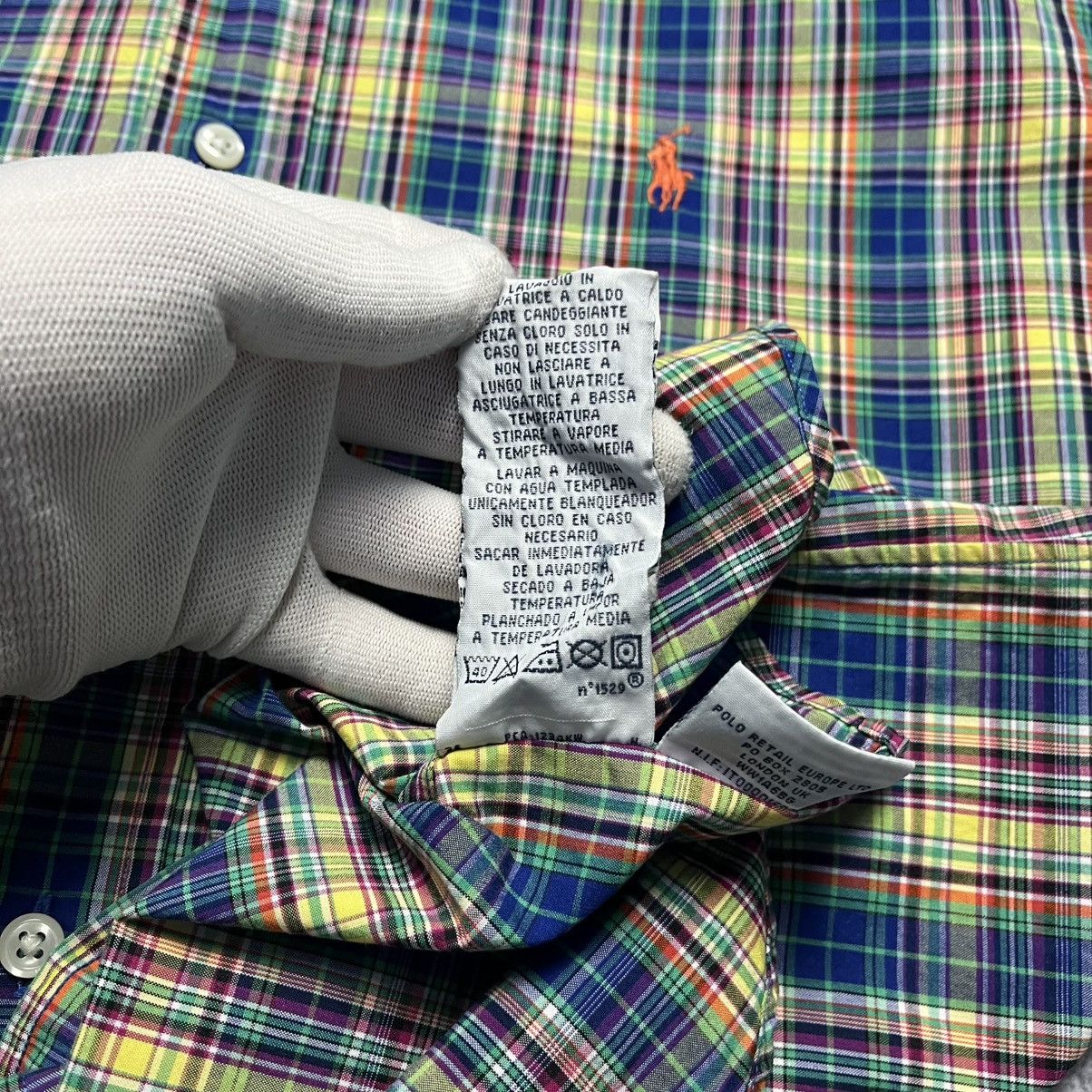 Polo Ralph Lauren × Vintage Vintage Polo Ralph Lauren Checkered Shirt Luxury Casual Size US L / EU 52-54 / 3 - 7 Thumbnail