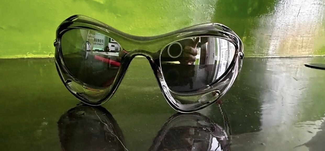 Jewelry Clear Dystopian Sunglasses Retro Cyber Punk Archive Cosplay Size ONE SIZE - 4 Thumbnail