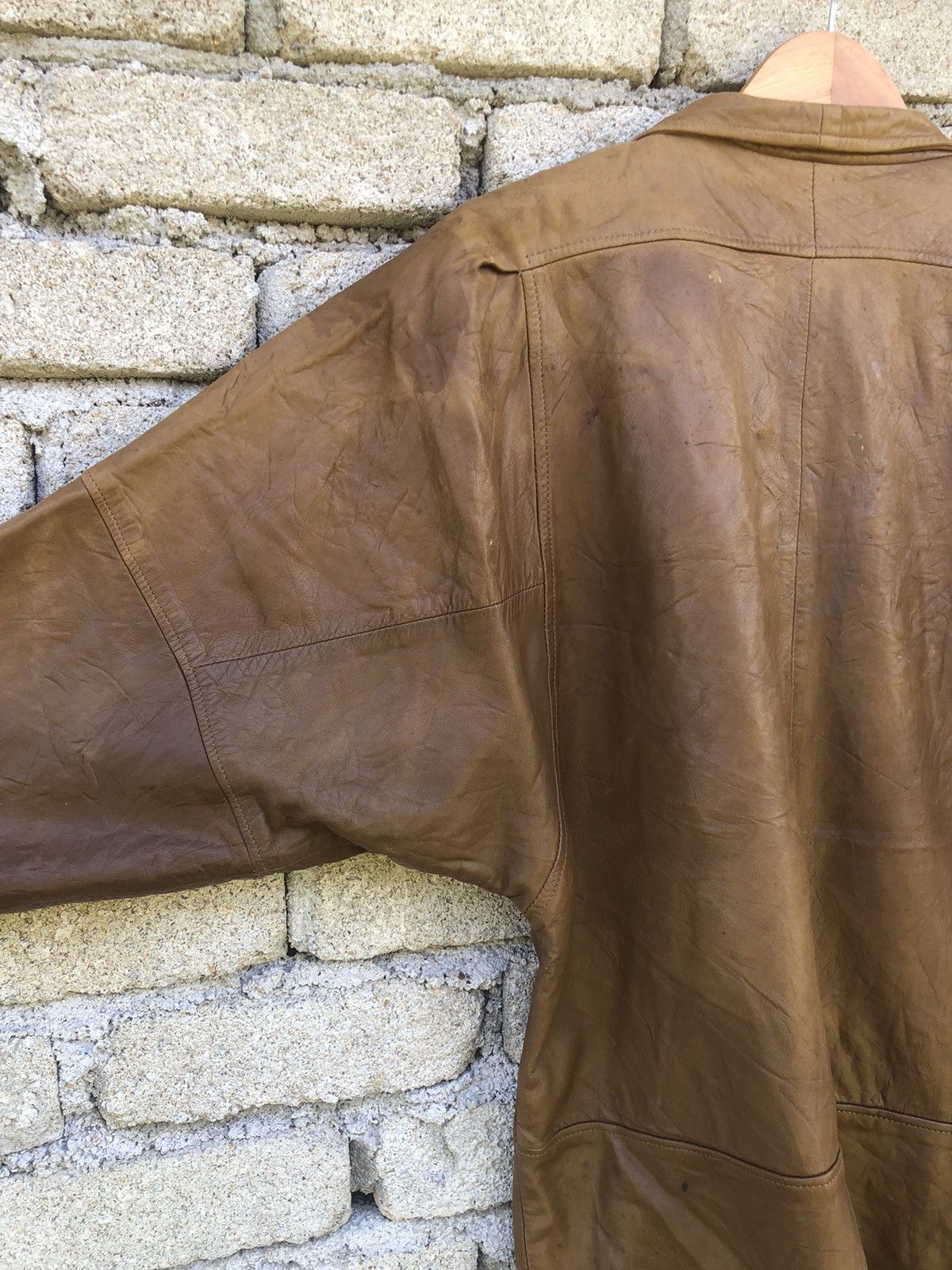 Vintage 💥RARE💥Vintage Marquis Leather Jacket Size L / US 10 / IT 46 - 10 Thumbnail