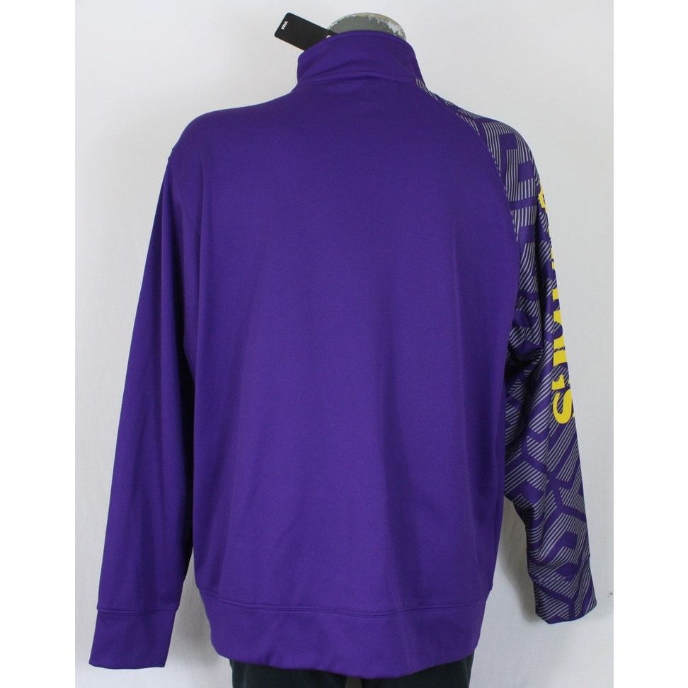 Majestic × NFL NWT Minnesota Vikings Majestic Therma Base Athletic Jacket Size US XL / EU 56 / 4 - 4 Thumbnail