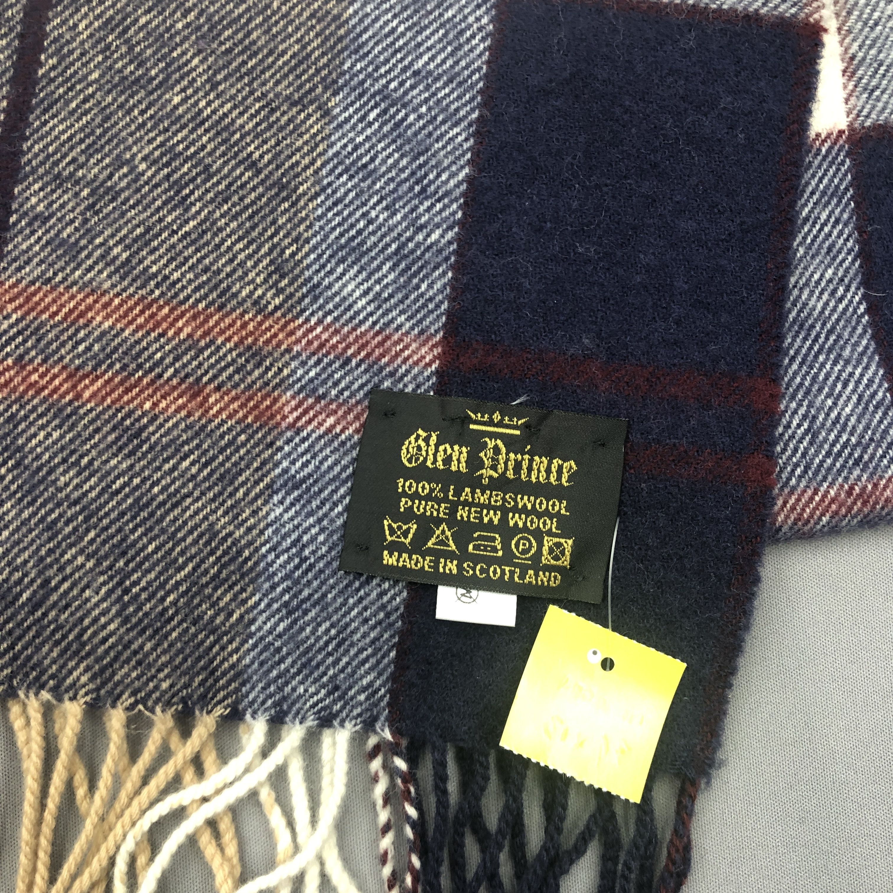 Vintage Vintage Glen Prince Scarf Muffler Wool Cashmere Scarves Size ONE SIZE - 4 Thumbnail