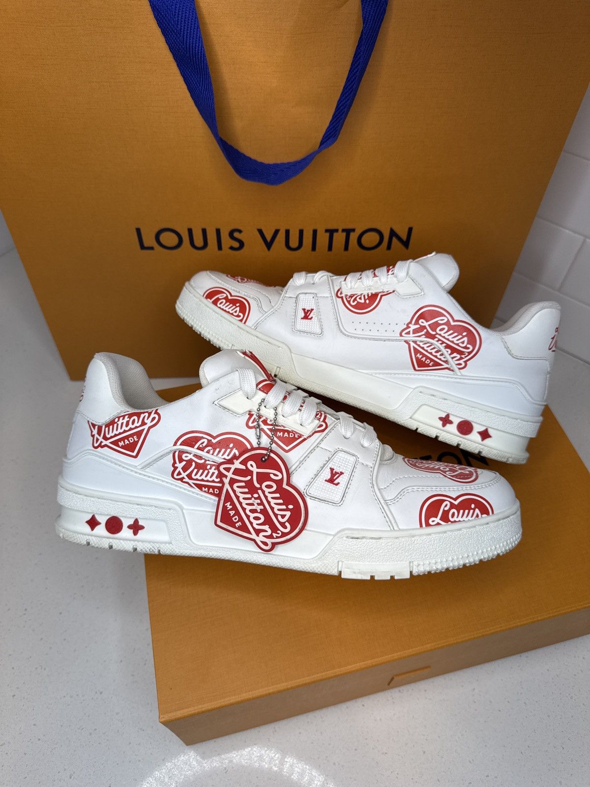 Louis Vuitton Louis vuitton trainer nigo “Human Made” Size US 10.5 / EU 43-44 - 3 Thumbnail