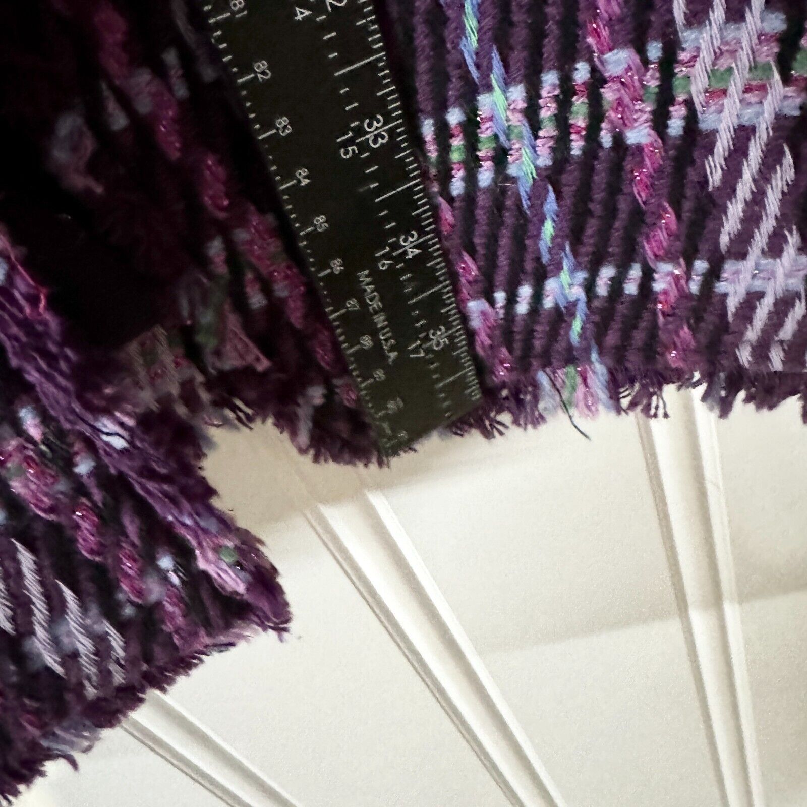 Kate Spade Kate Spade Coat Size 2 Plaid Button Down Tweed Overcoat Plum Size XS / US 0-2 / IT 36-38 - 5 Thumbnail