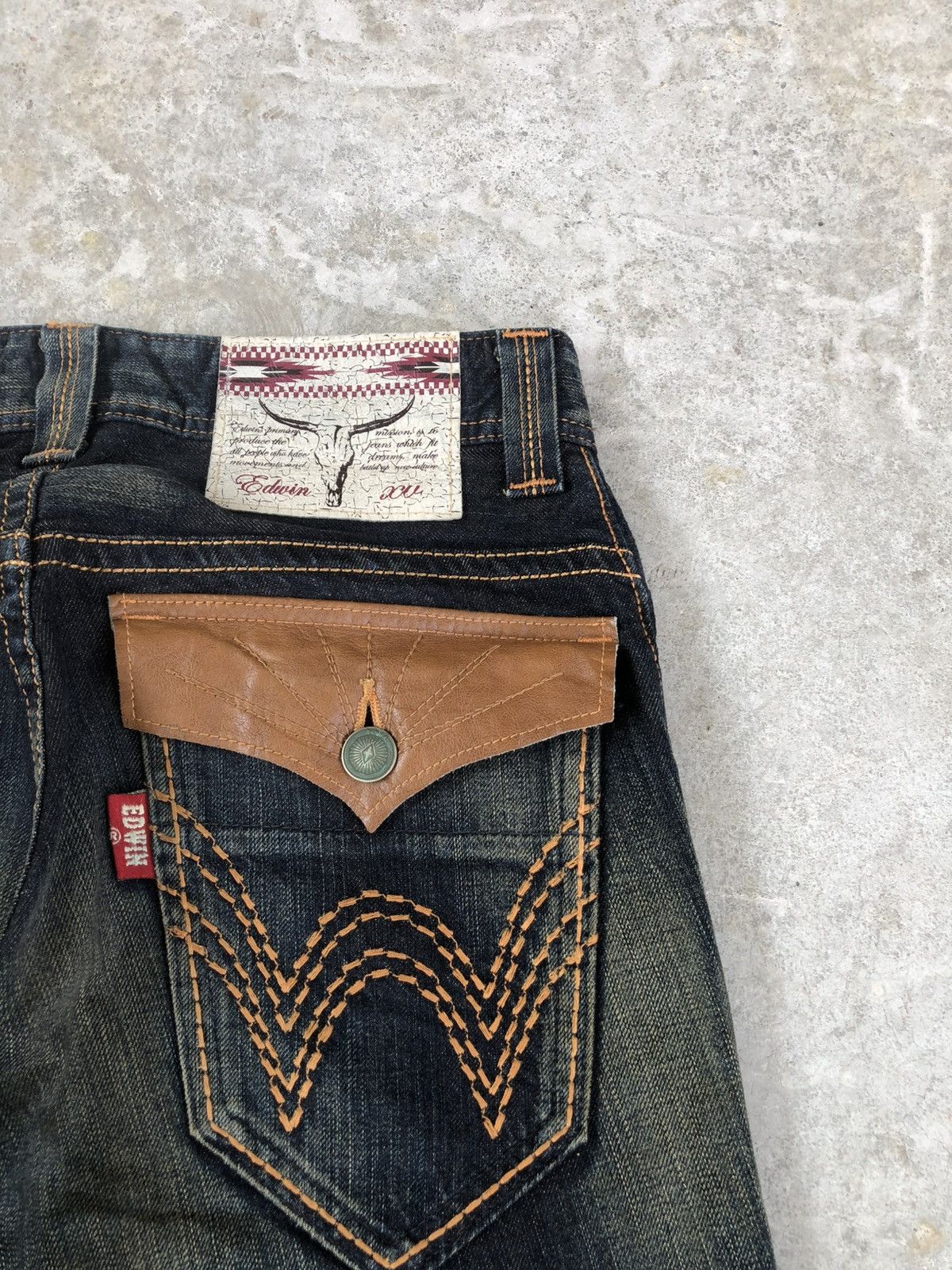 Who Decides War Edwin XU Flared Jeans Mudwash Distressed Size US 30 / EU 46 - 15 Thumbnail