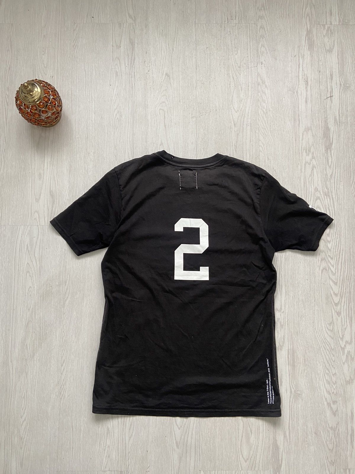 Number (N)ine SS16 ‘Might Be Right’ By Takahiromiyashita Black Tshirt Size US M / EU 48-50 / 2 - 2 Thumbnail