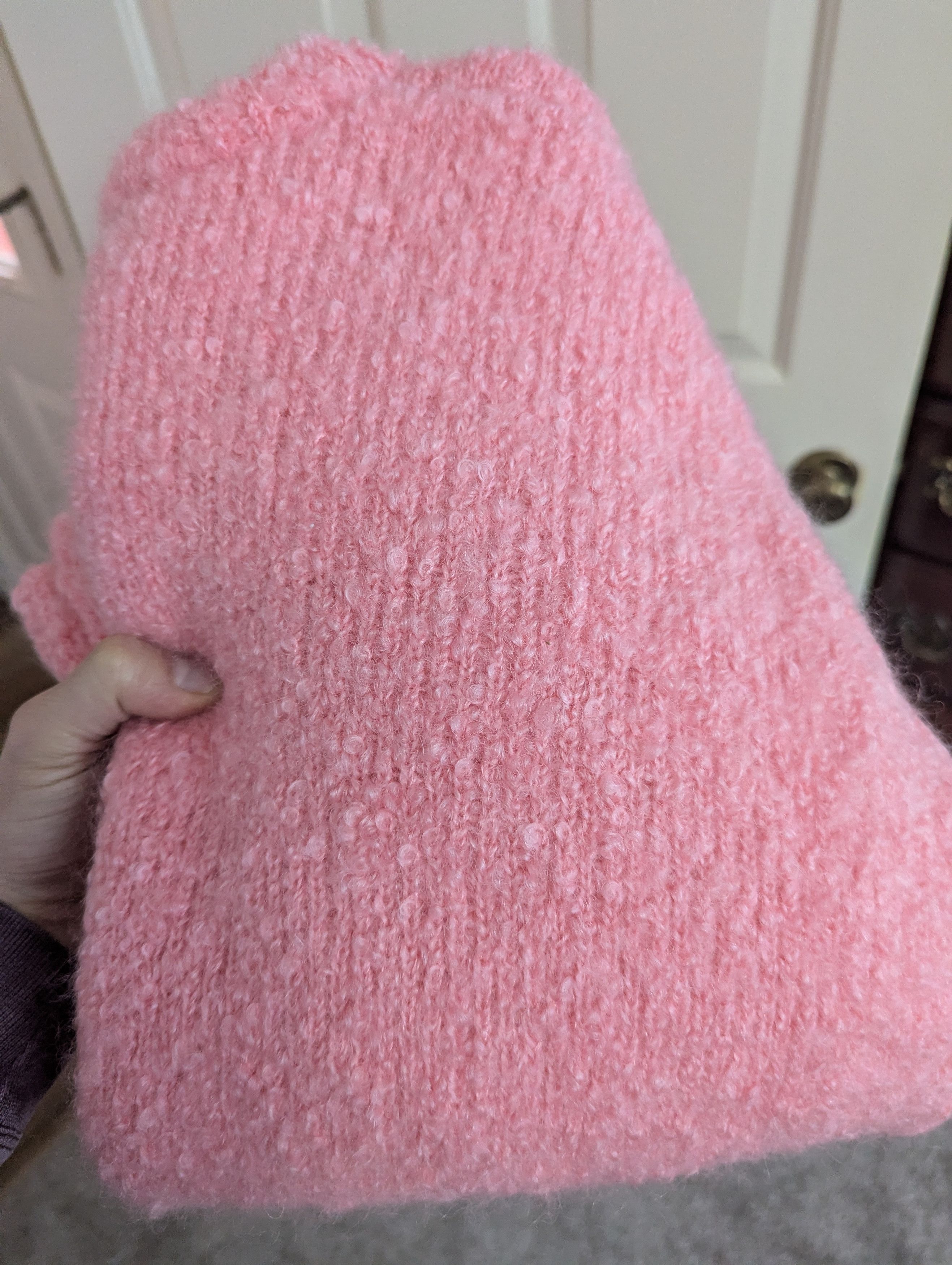 Wolf vs Goat Pink Boucle Crew Neck Sweater Size US M / EU 48-50 / 2 - 3 Thumbnail