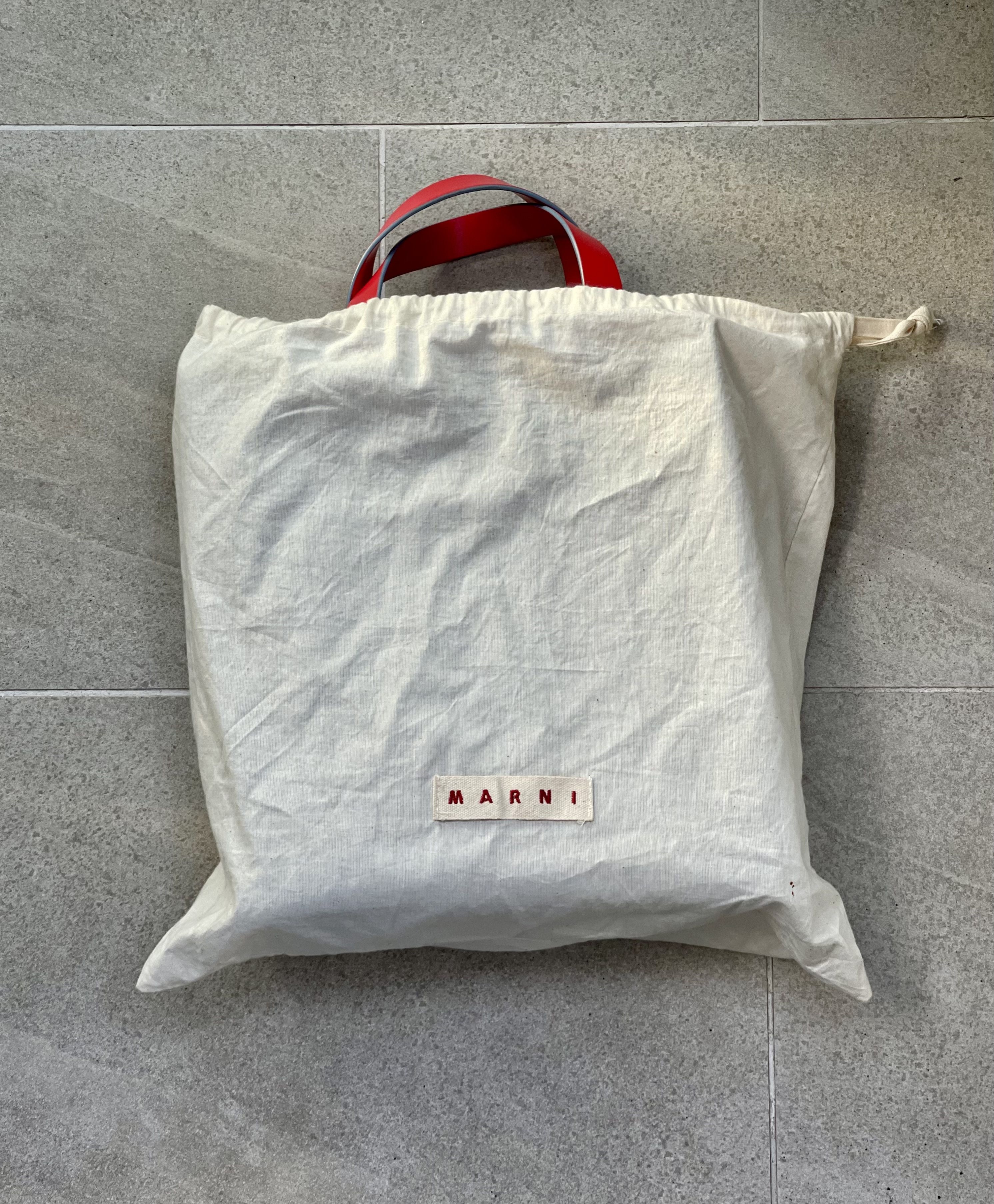 Marni Marni Museo Small Two Tone Gray Black Block Leather Tote Bag Size ONE SIZE - 17 Thumbnail