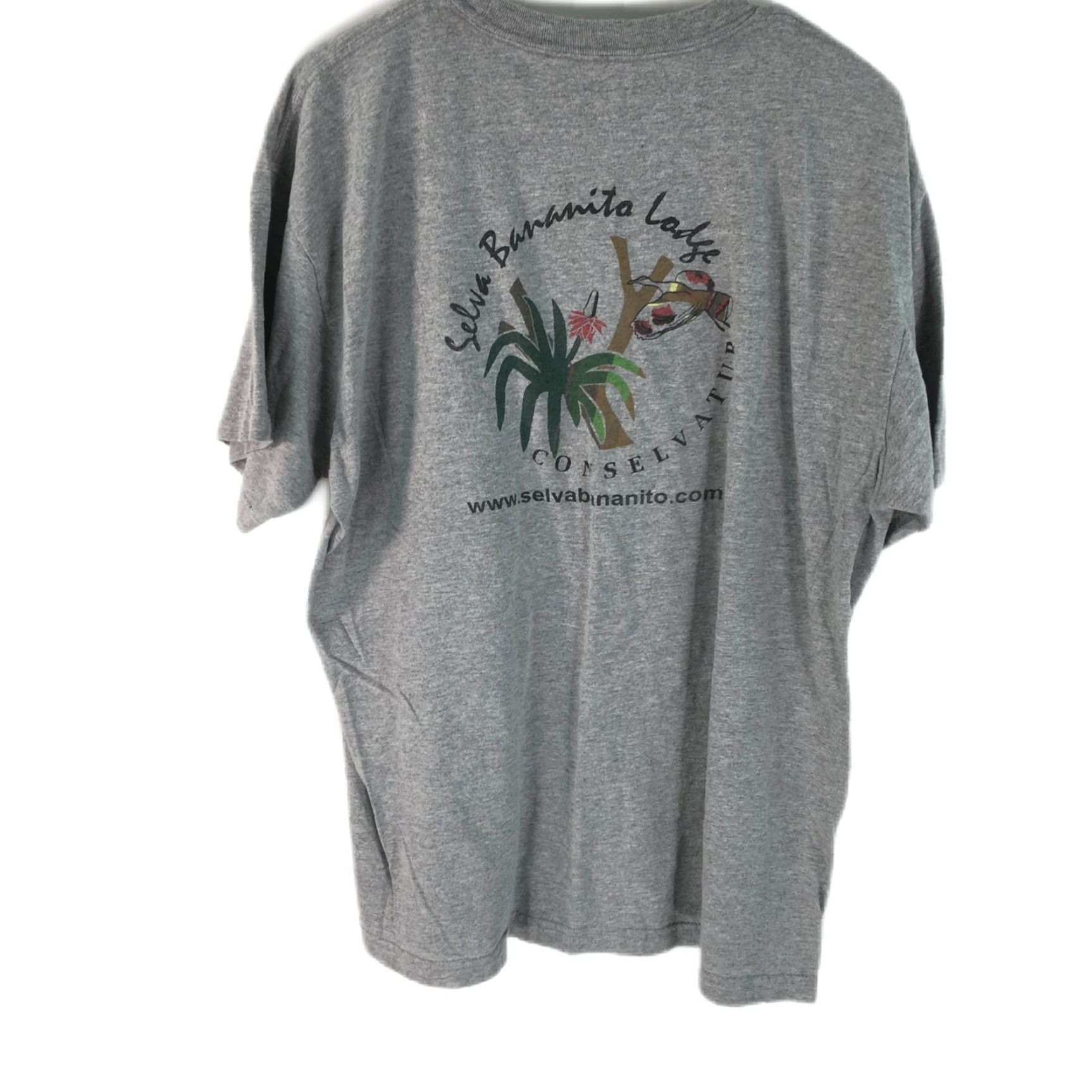 Vintage VINTAGE Selva Bananito Lodge Costa Rica T-Shirt Short Sleeve Gray Adult Large Mens Size US S / EU 44-46 / 1 - 2 Thumbnail