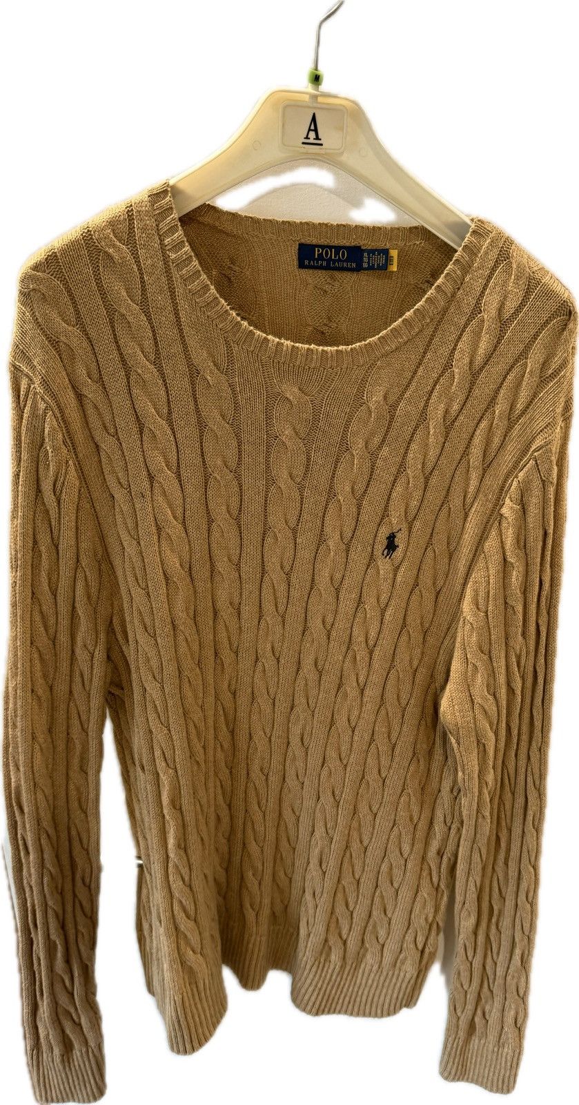 Ralph Lauren Ralph Lauren Cable Knit Sweater Camel Size XL Size US XL / EU 56 / 4 - 1 Thumbnail
