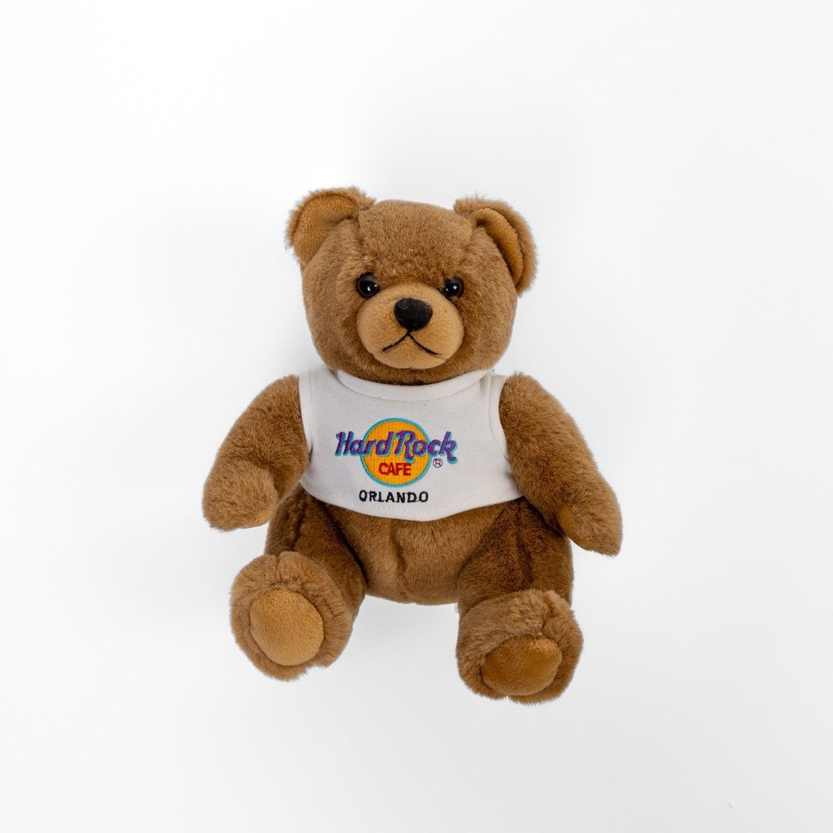 Hard Rock Cafe Hard Rock Cafe Orlando Teddy Bear Plush Toy Brown Logo Size ONE SIZE - 3 Thumbnail