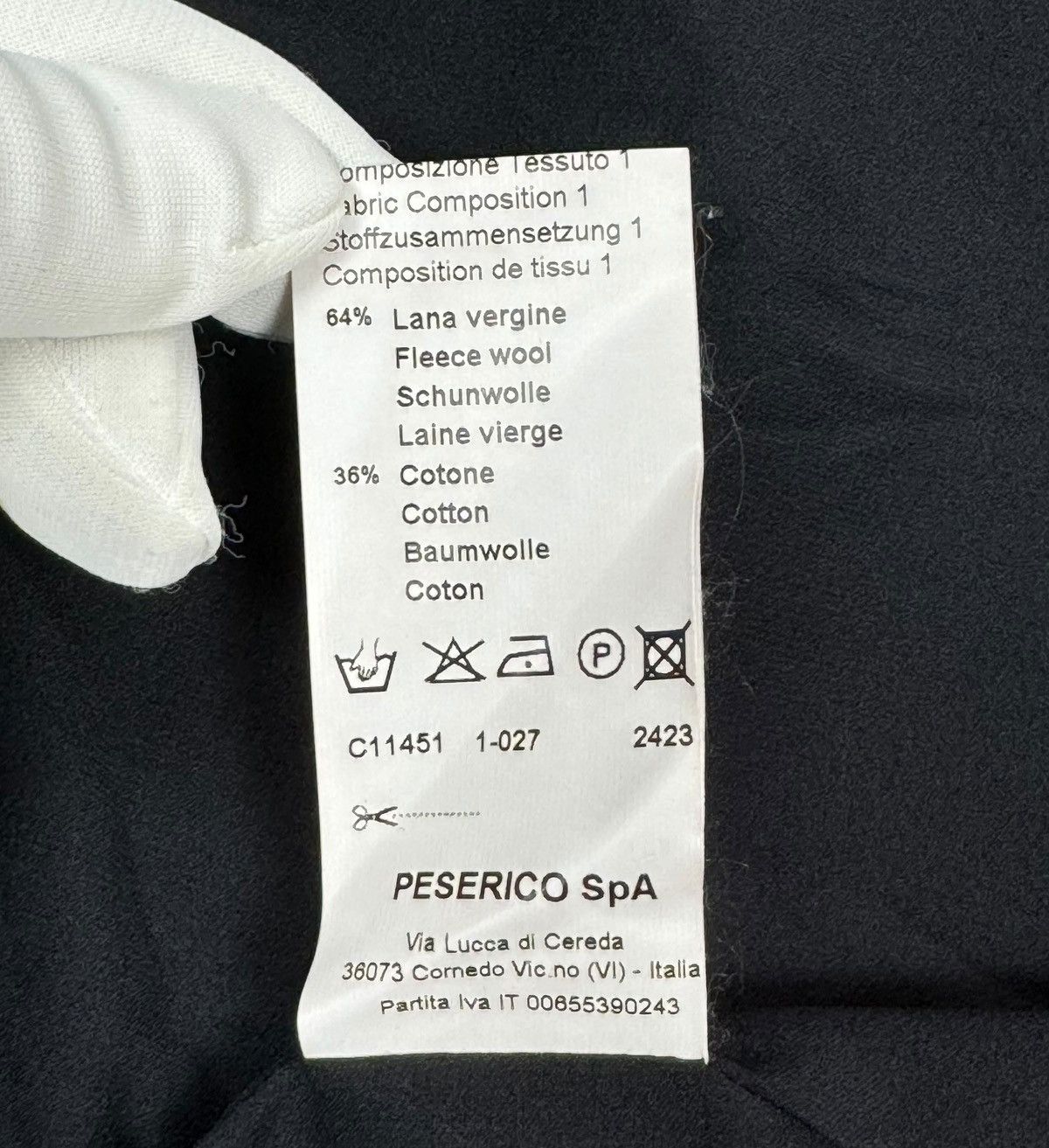 Peserico Peserico Knee-Length Dress Wool-Cotton Glen-Check IT42 Size M / US 6-8 / IT 42-44 - 12 Thumbnail
