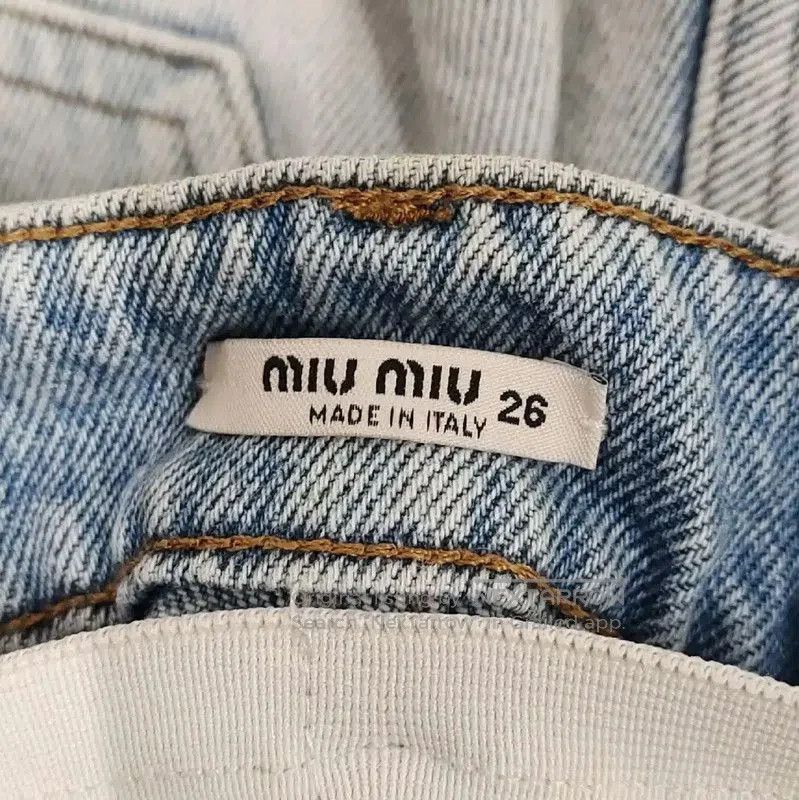 Miu Miu Miu Miu Blue Cotton Women's Shorts . Size 23" - 5 Thumbnail