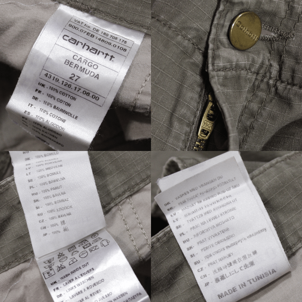 Carhartt Cargo Bermuda Shorts Vintage Size US 27 - 6 Thumbnail