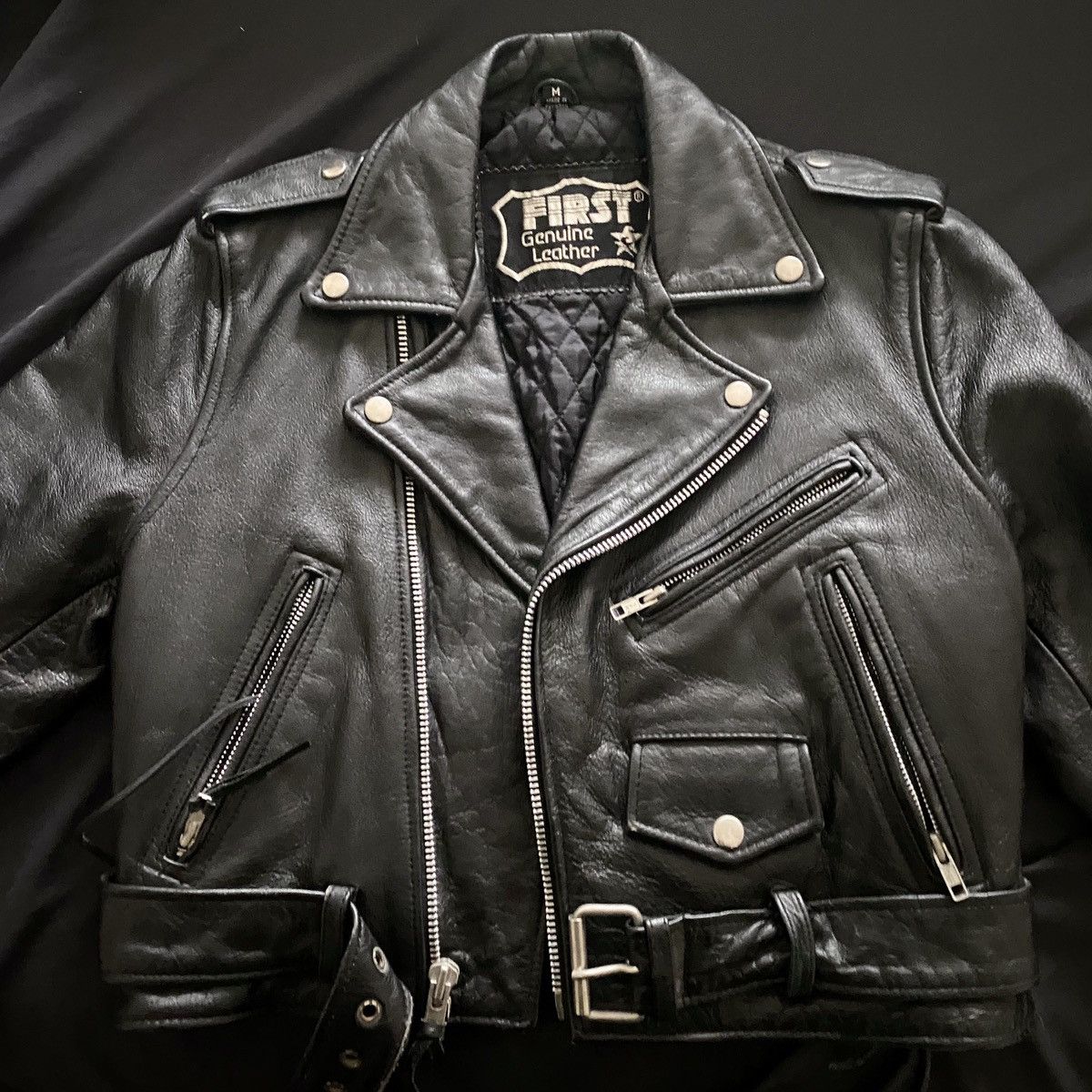 First genuine leather jacket hot sale