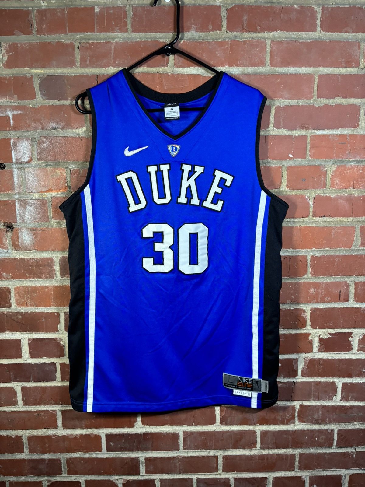 Nike Nike Elite Duke Blue Devils Basketball Jersey 30 Dri-Fit L Size US L / EU 52-54 / 3 - 1 Thumbnail