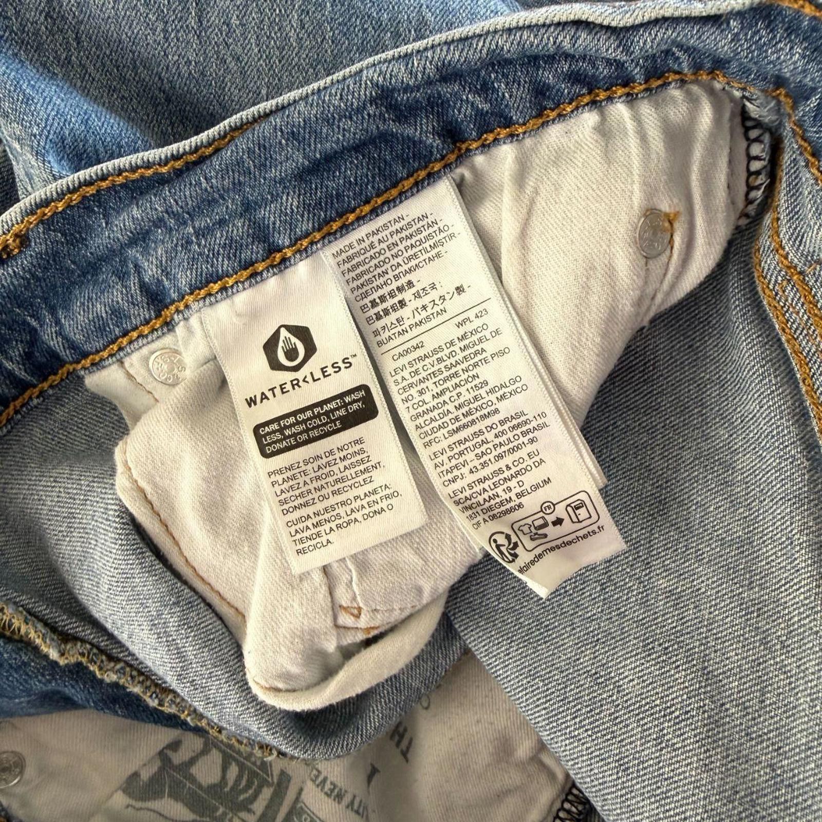 Levi's Levis 505 Jeans Men's 38x32 Blue Size US 38 / EU 54 - 2 Thumbnail