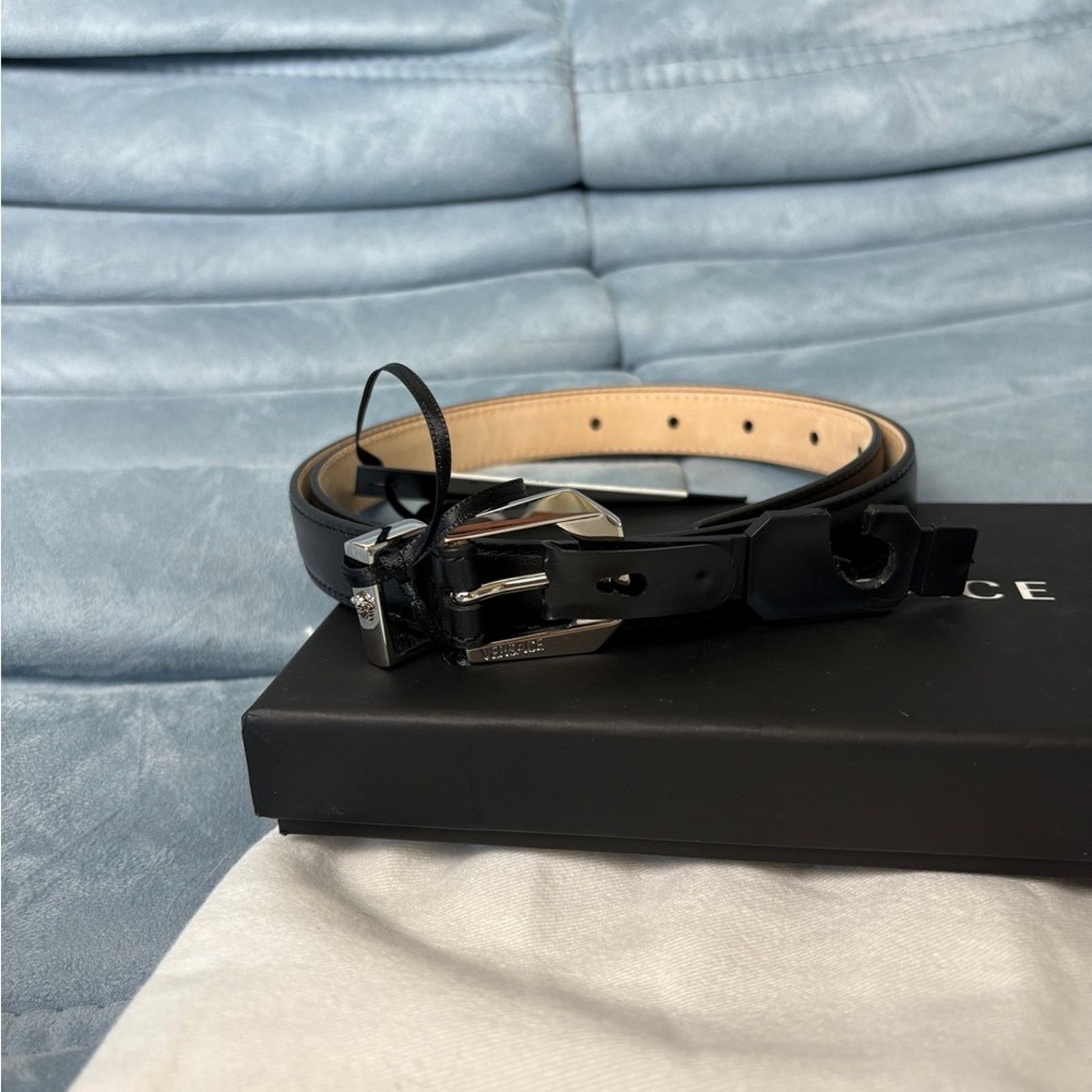 Versace Versace Black womens belt 75cm Size ONE SIZE - 3 Thumbnail