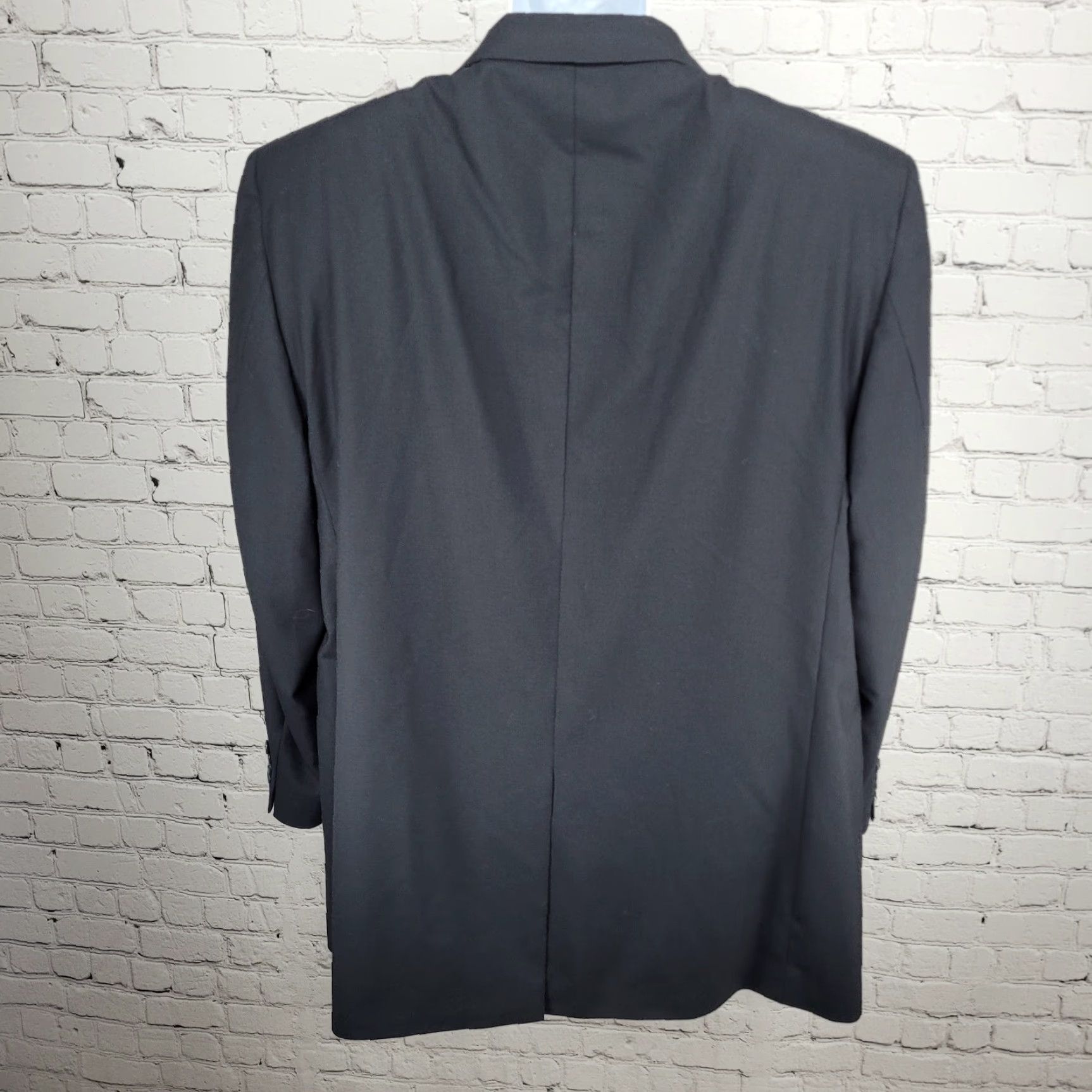 Jos. A. Bank Jos. A. Bank Dark Blue 100% Wool Single Vented Notch Blazer Sport Coat 50 Size 50R - 2 Thumbnail