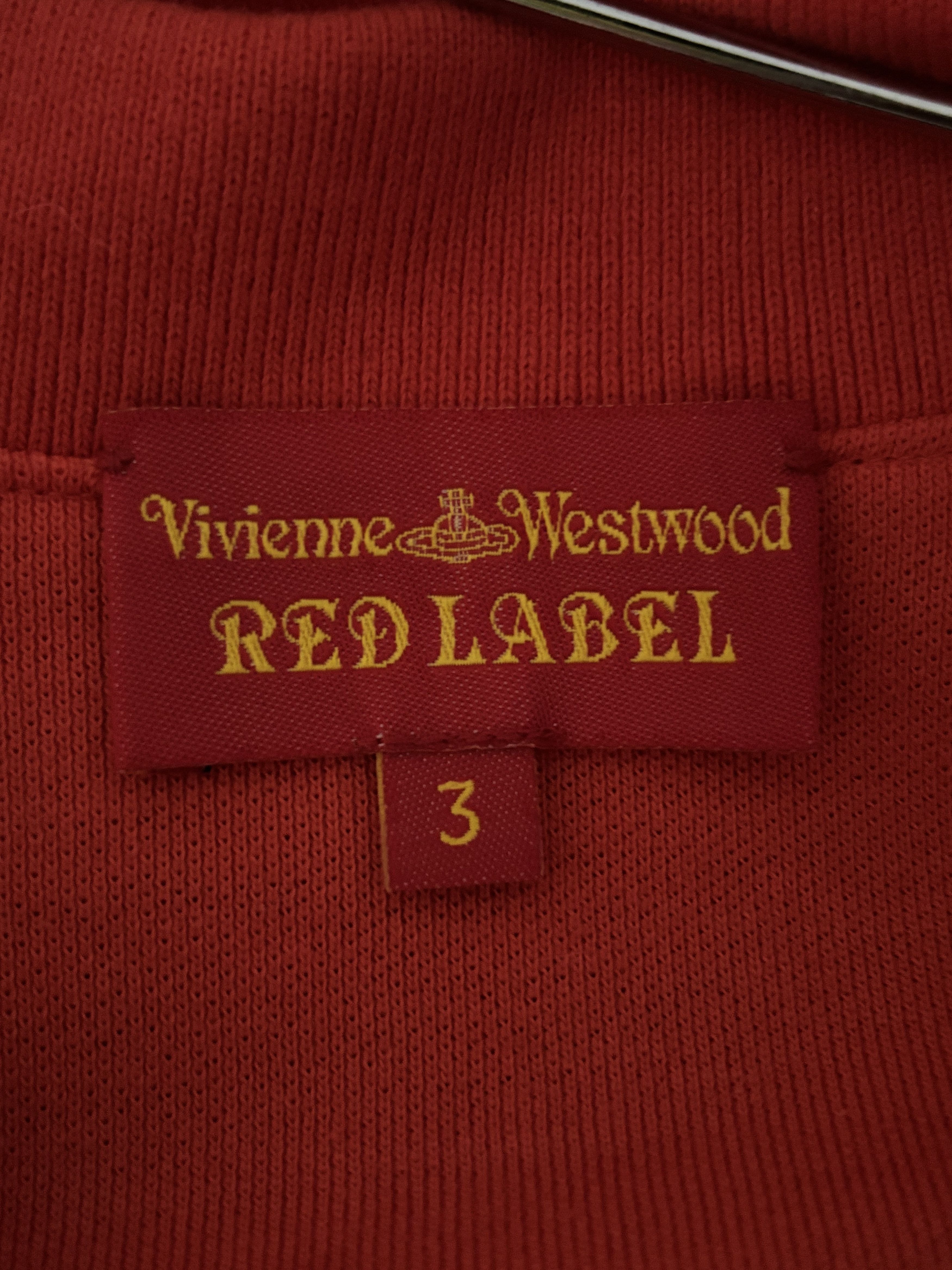 Vivienne Westwood VIVIENNE WESTWOOD ASYMMETRIC ORANGE BUTTON DOWN POLO SHIRT Size S / US 4 / IT 40 - 6 Thumbnail