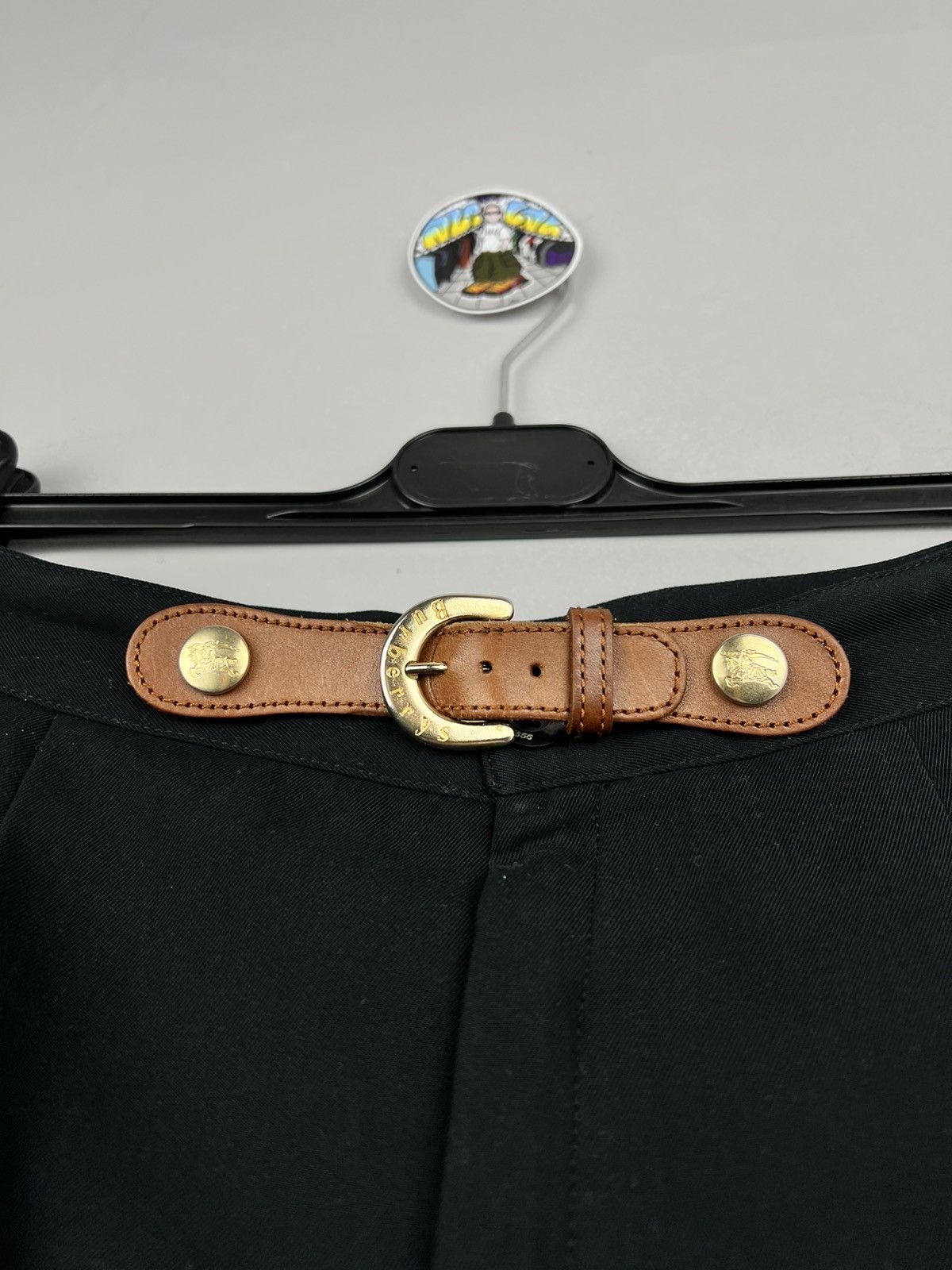Burberry × Vintage Burberry Leather Belt Vintage Classic Pants Prada Dior Size 27" / US 4 / IT 40 - 2 Thumbnail