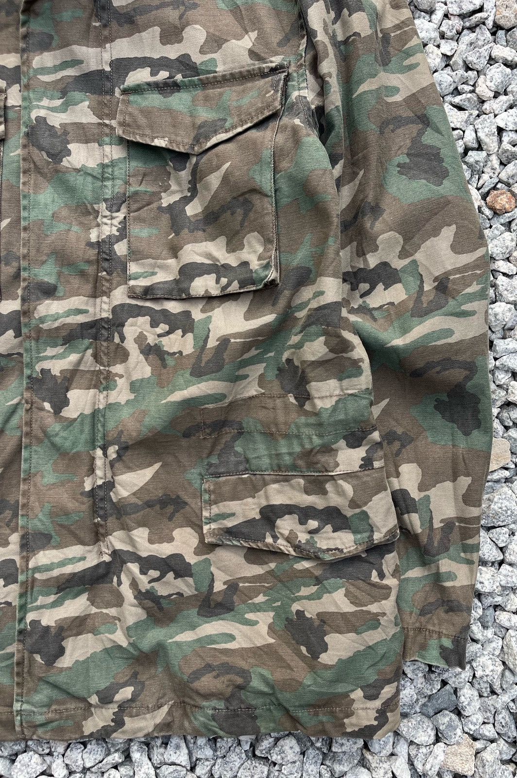 Japanese Brand × Vintage 🔥Vintage Real Crush Camo M-65 Woodland Field Jacket Size US M / EU 48-50 / 2 - 7 Thumbnail