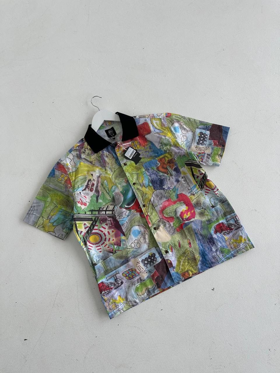 Brain Dead Leomis World Short Sleeve Button Up Shirt Size US S / EU 44-46 / 1 - 1 Thumbnail