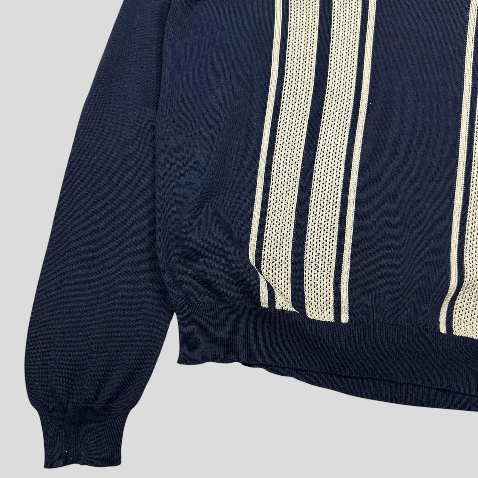 Prada Prada Milano 2014 Superfine Silk Mesh Bowling Cardigan - M Size US M / EU 48-50 / 2 - 4 Thumbnail