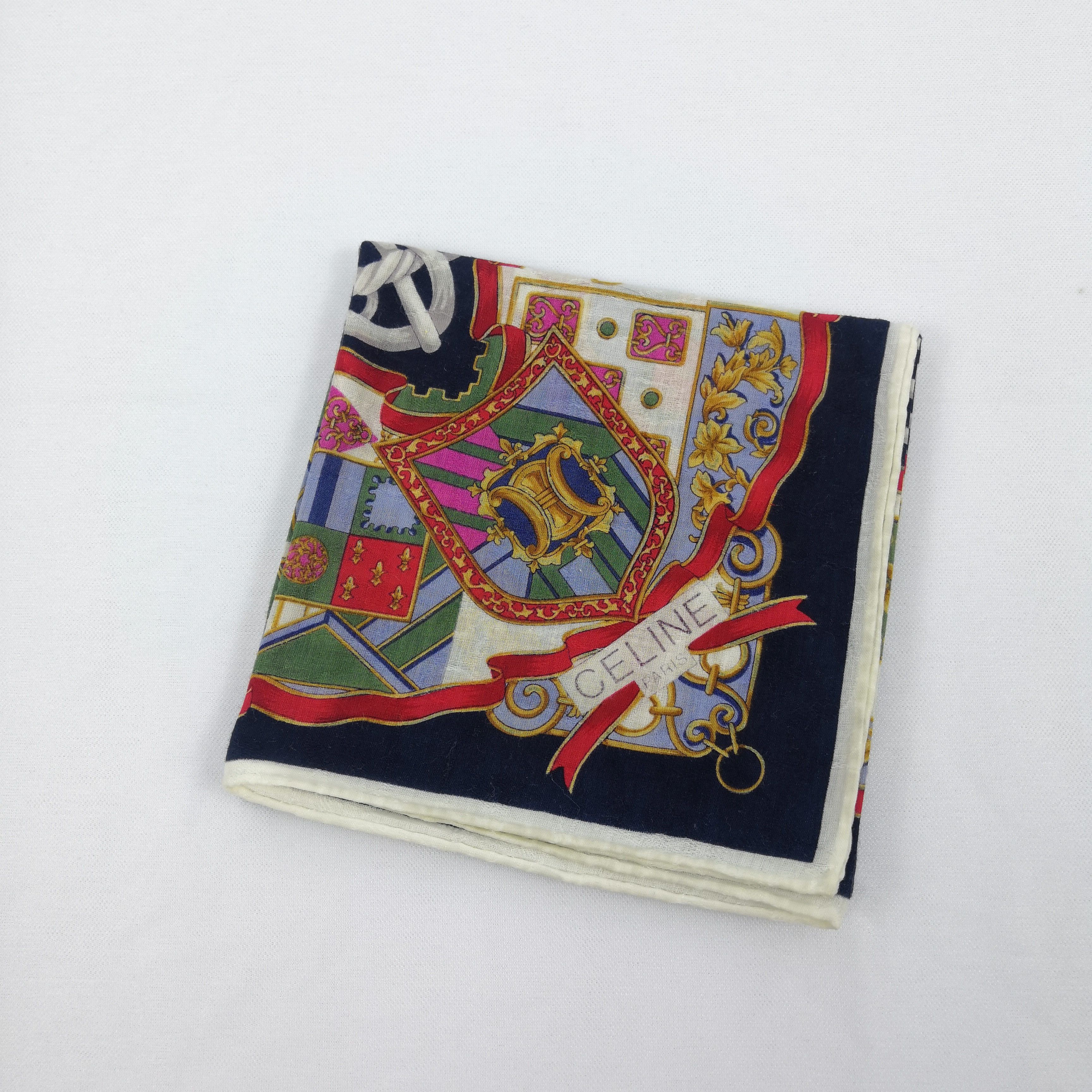 Celine Vintage Celine Handkerchief Neckerchief Bandana Size ONE SIZE - 4 Thumbnail