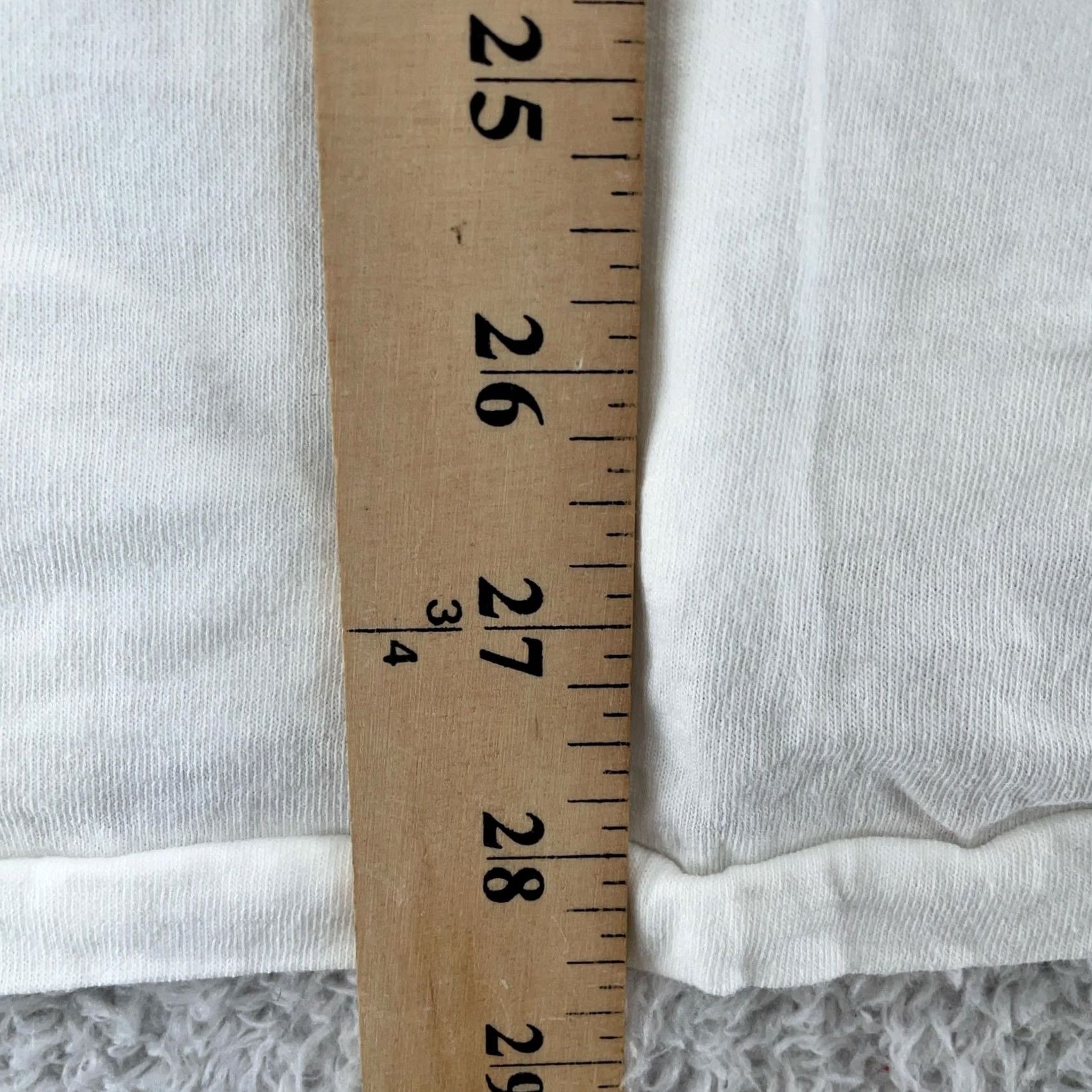 Hanes VINTAGE Hanes Blank White T-Shirt Mens S/M Crewneck Short Sleeve Plain Tee Basic Size US S / EU 44-46 / 1 - 6 Thumbnail