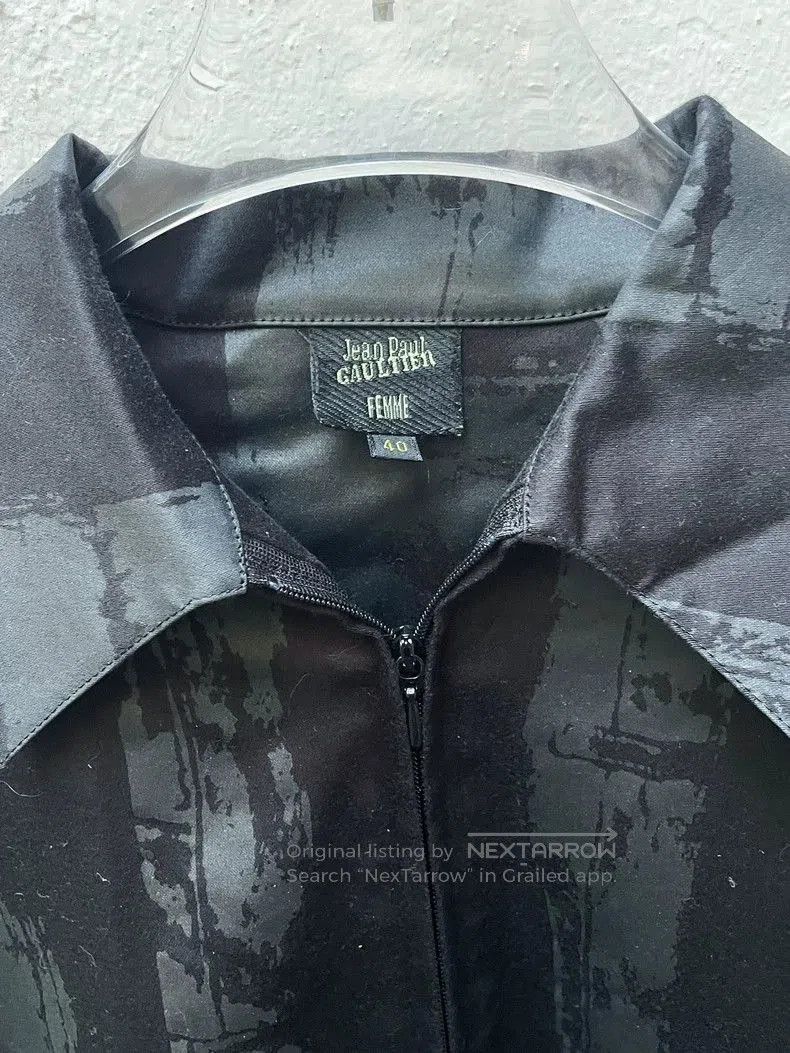 Jean Paul Gaultier Jean Paul Gaultier Dark Splatter Jacket. Size US M / EU 48-50 / 2 - 2 Thumbnail