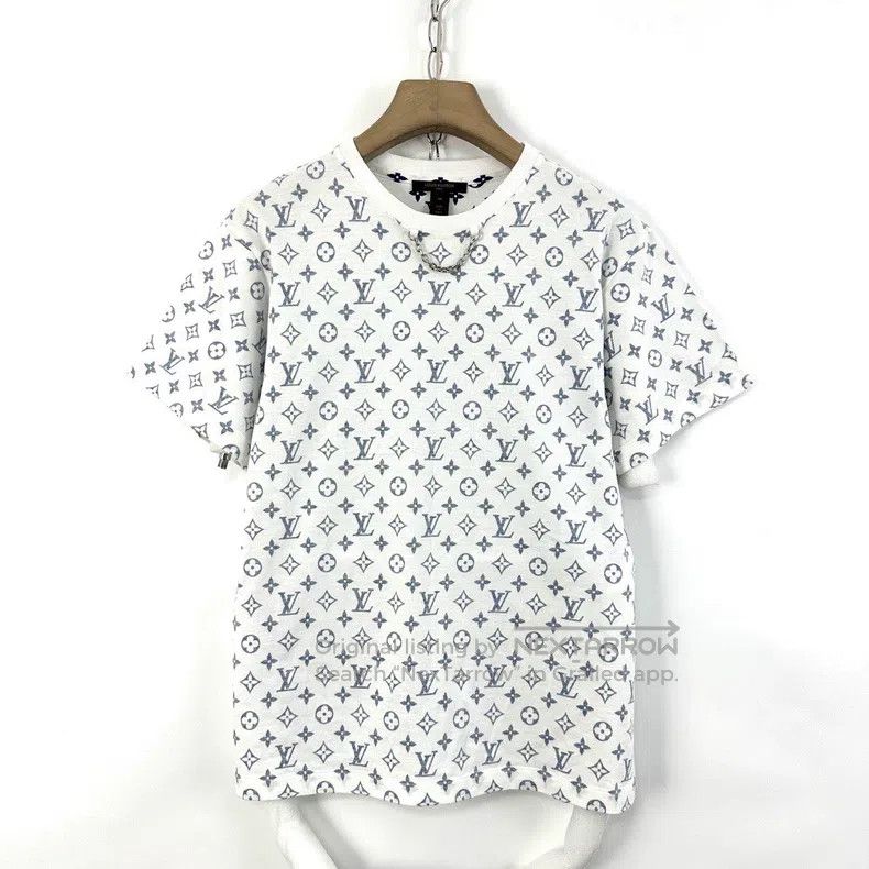 Louis Vuitton Louis Vuitton Classic old flower full printed logo chain T Size US M / EU 48-50 / 2 - 1 Thumbnail