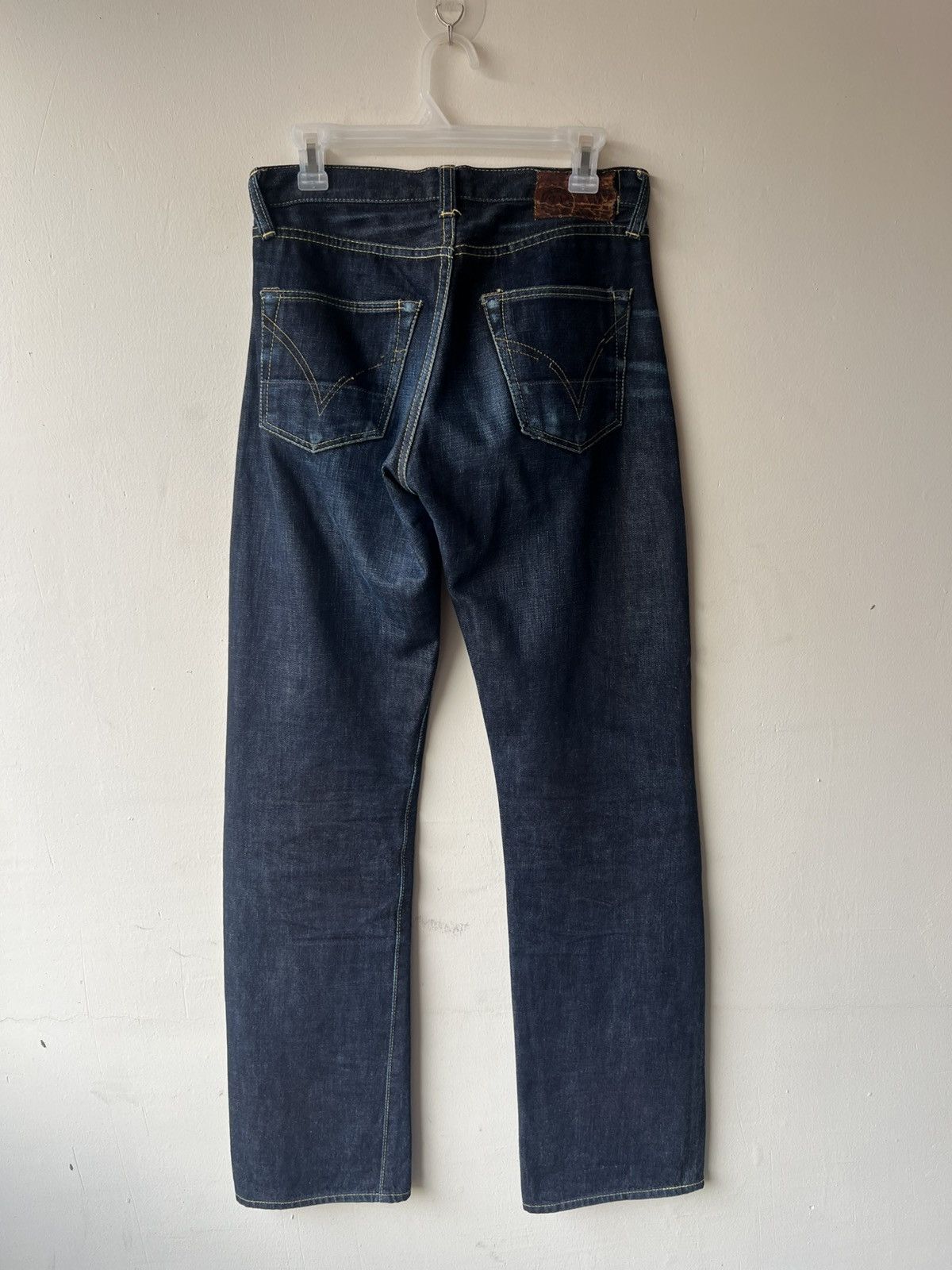 The Real McCoy's Vintage The Real McCoy Fade Blue Denim Selvedge Jeans Size US 30 / EU 46 - 3 Thumbnail