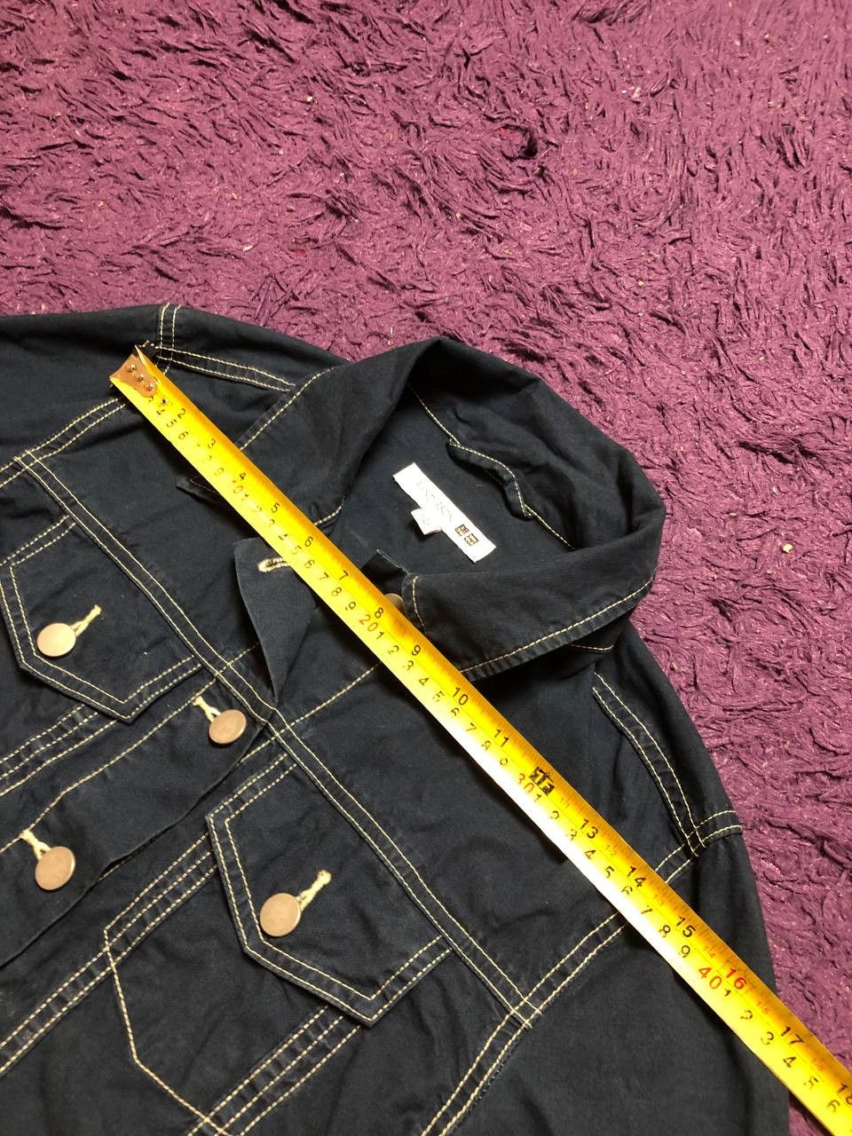 JW Anderson × Uniqlo UNIQLO JW Anderson Padded JEANS Jacket in Navy Blue Size XS / US 0-2 / IT 36-38 - 9 Thumbnail