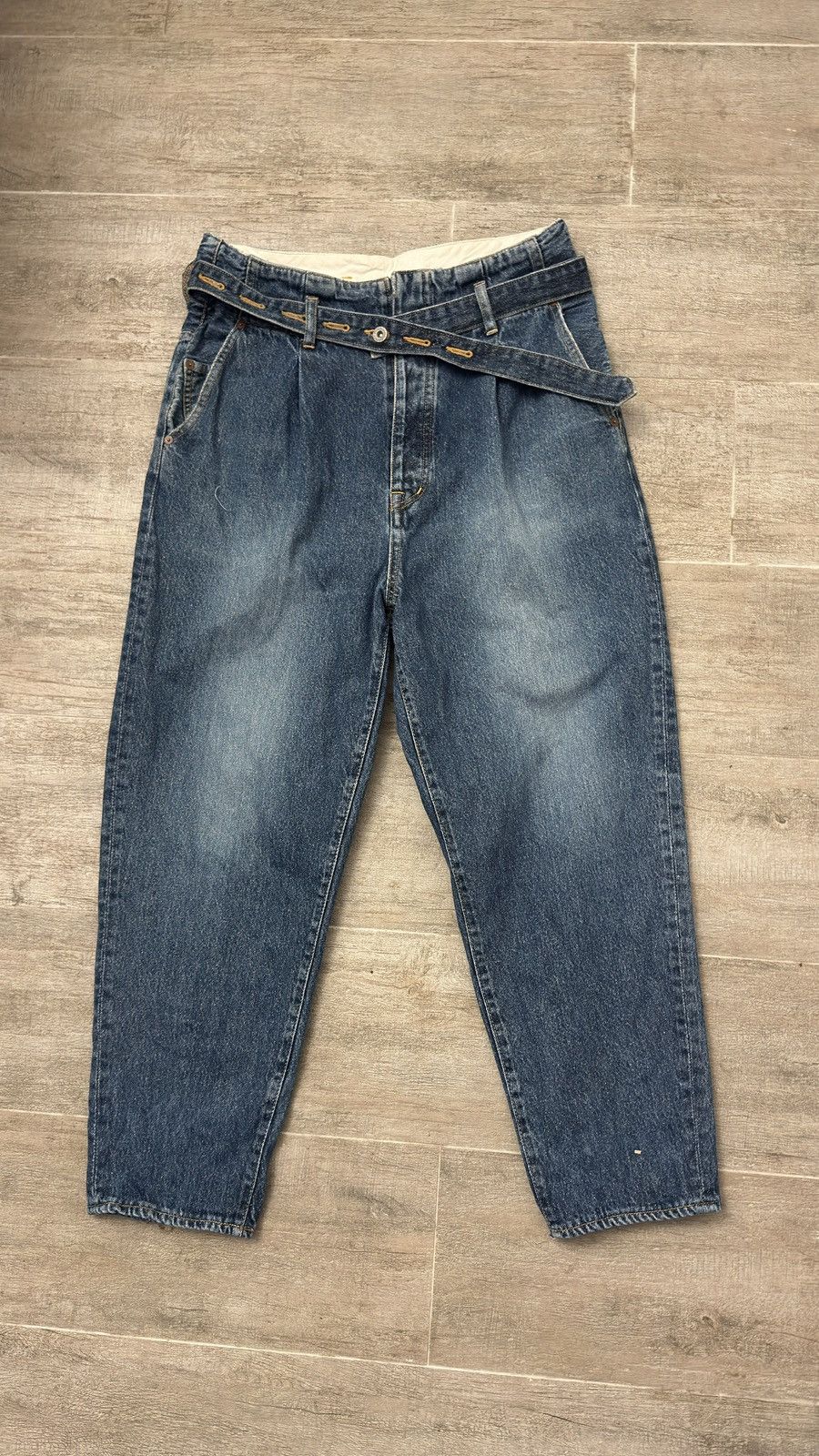 Doublet Wide leg denim jeans