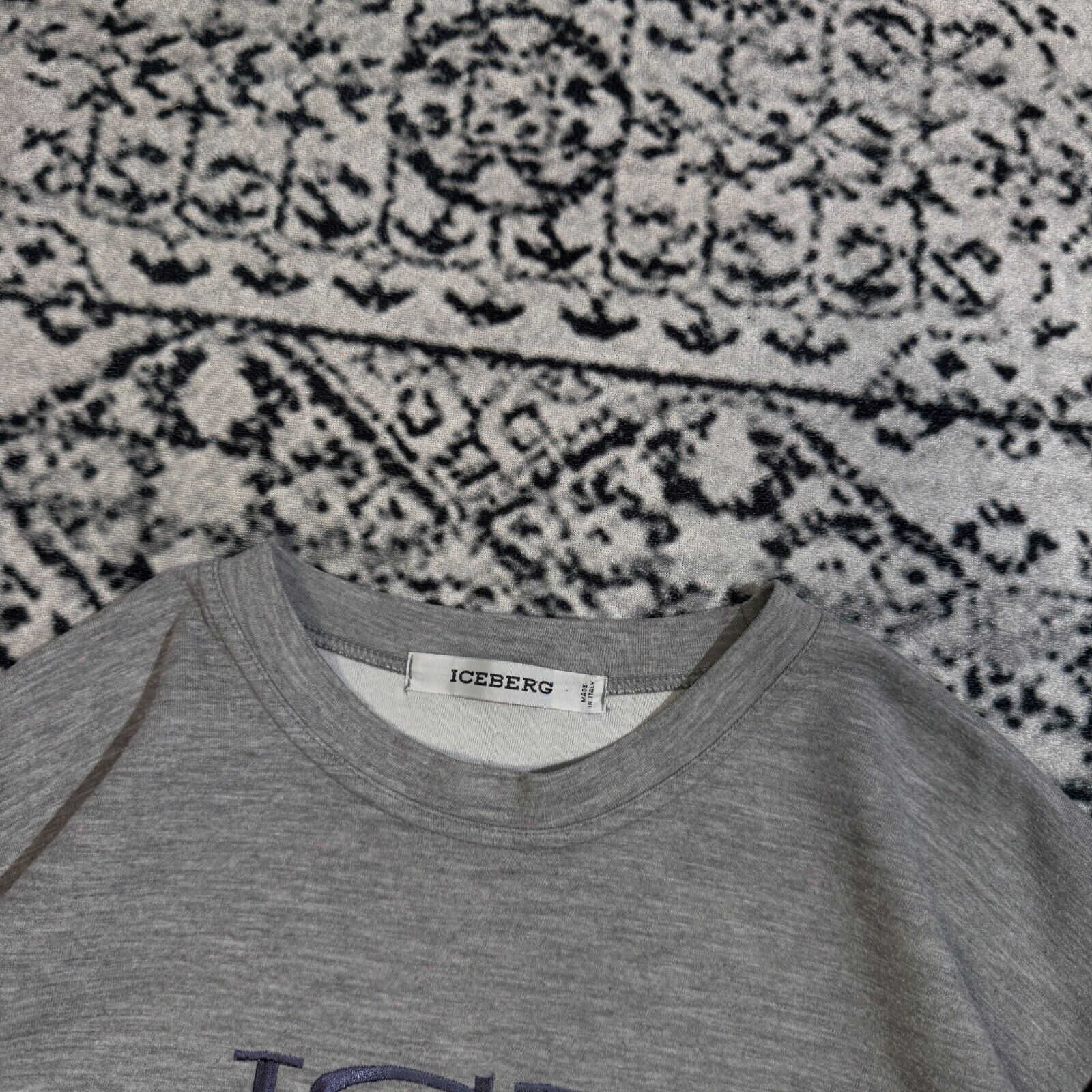 Iceberg × Vintage Iceberg Unisex Grey Cotton Sweatshirt Size S Mickey Mouse Size US S / EU 44-46 / 1 - 5 Thumbnail