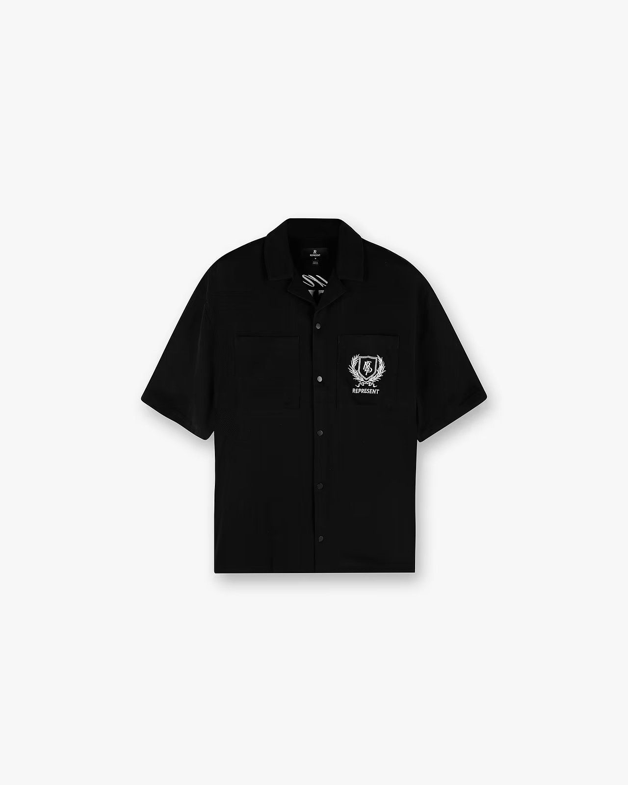 Represent Clo. o1mle1125 Crest Shirt in Black Size US XL / EU 56 / 4 - 1 Thumbnail
